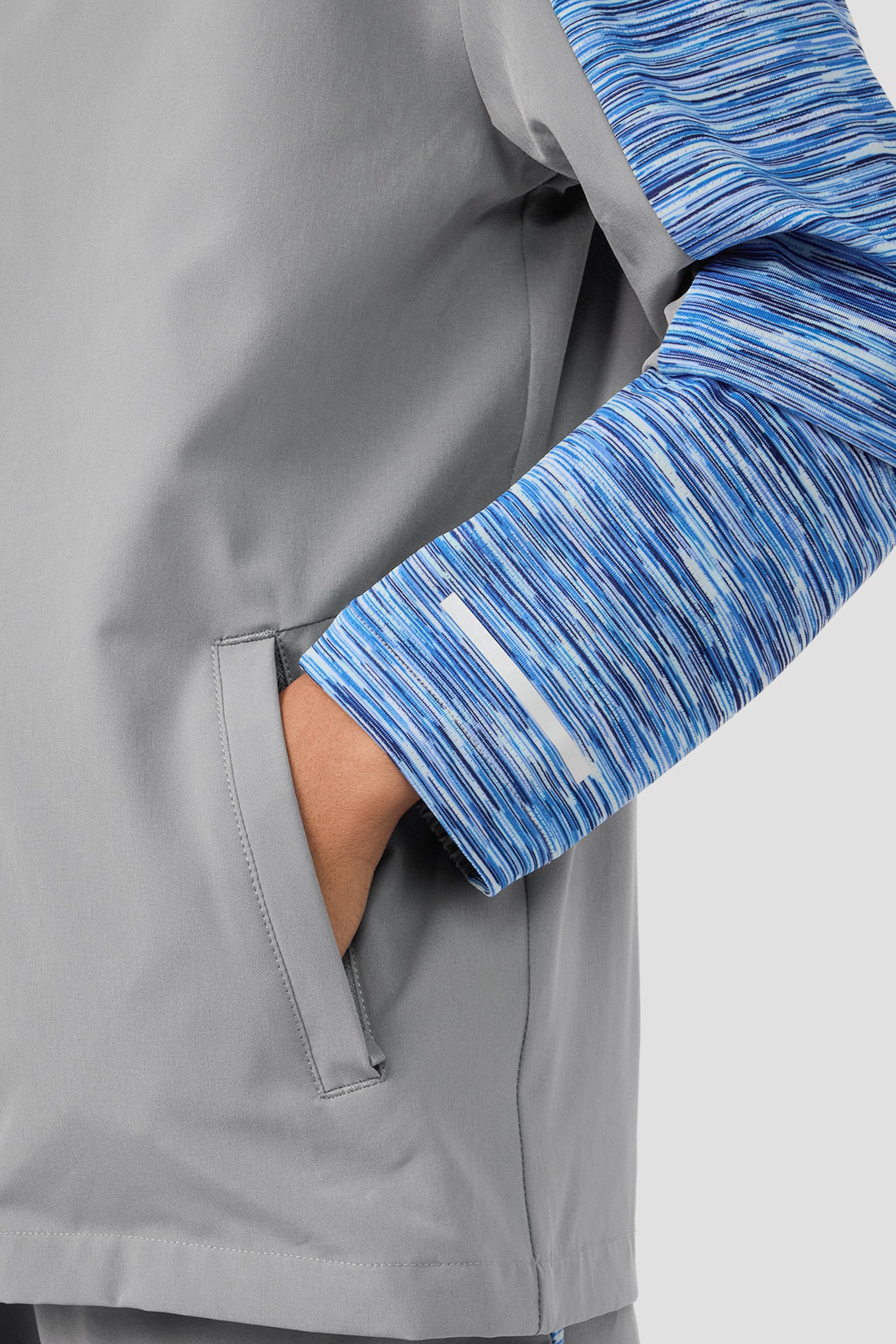 Boys Trail Windbreaker - Blue/White
