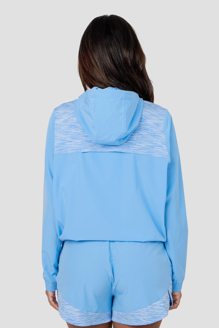 Women's Trail Windbreaker - Light Blue Multi