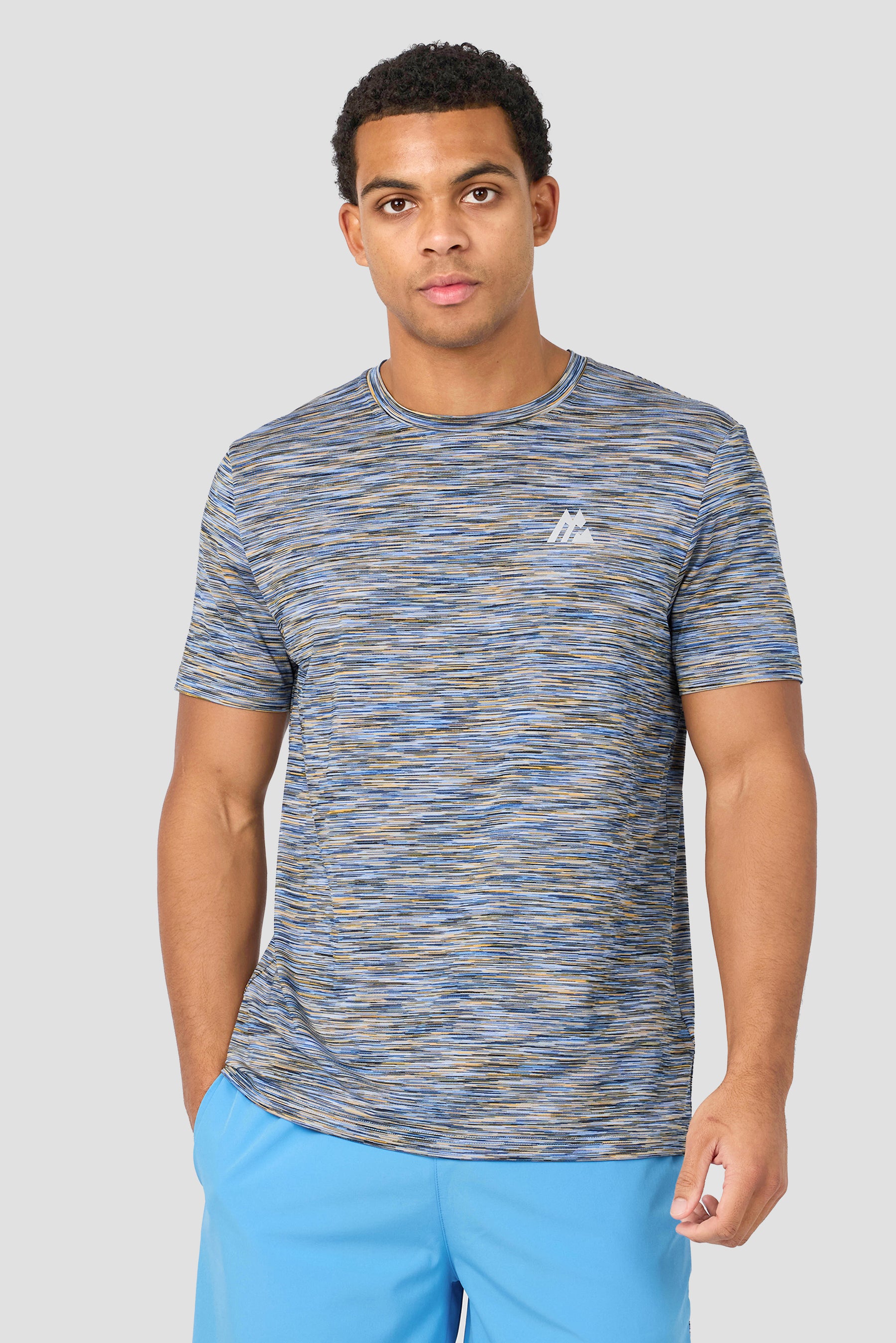 Trail T-Shirt - Blue/Navy/Orange