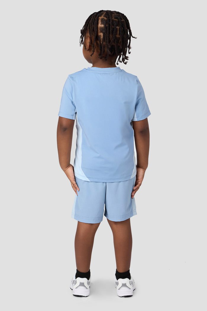 Infant Boys Peak 2.0 T-Shirt/Short Set - Cloudy Blue/Summer Mist