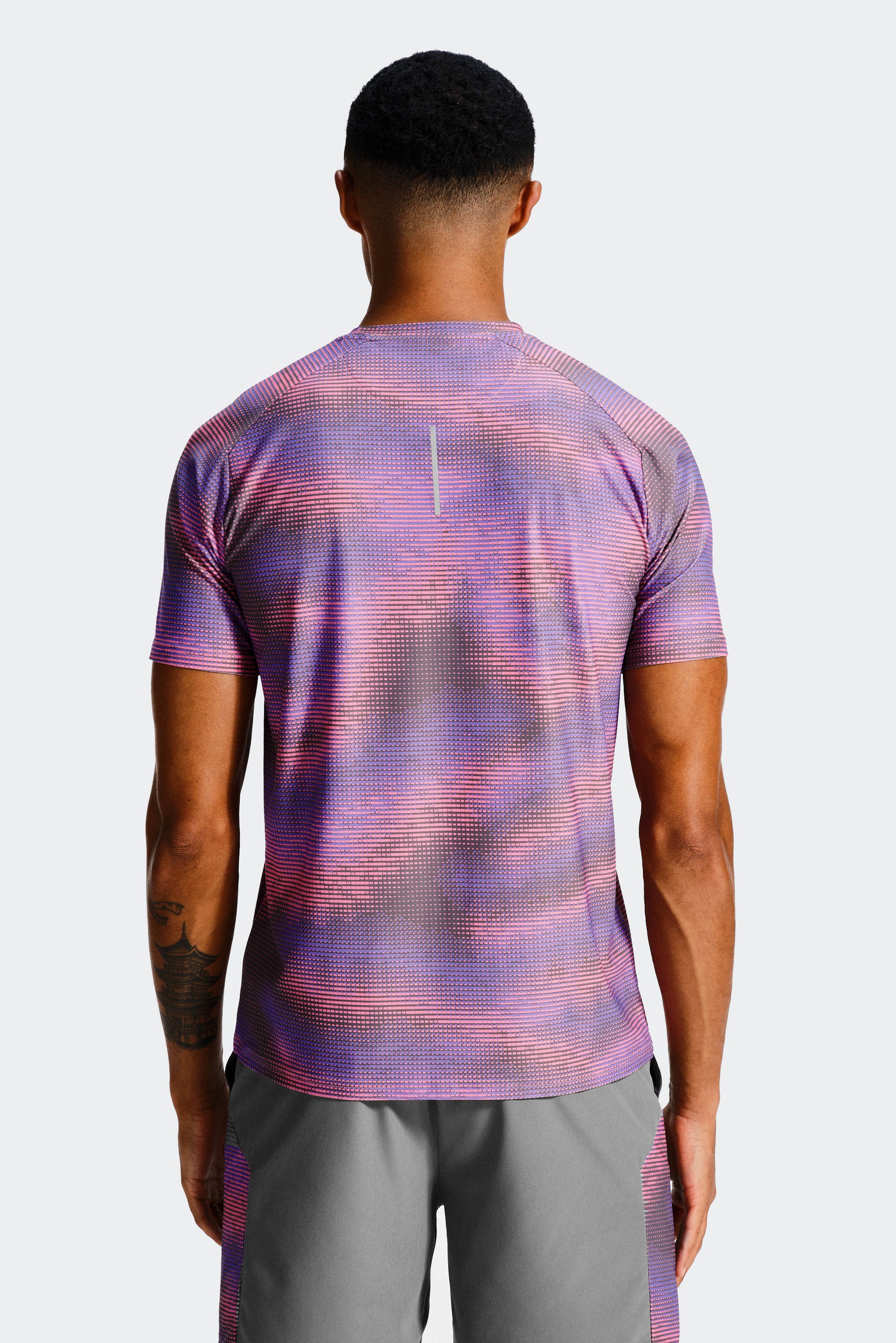 Haze T-Shirt - Cement Grey/Electric Purple/Mauve Pink