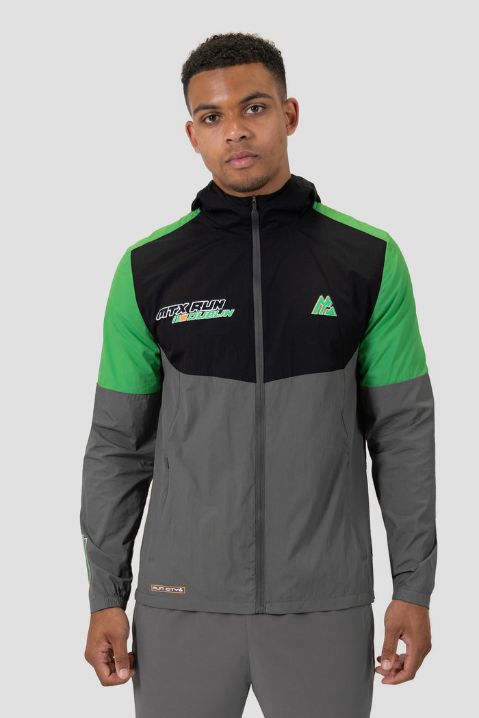 MTX Run City Dublin Jacket - Cement Grey/Black/Jada Green