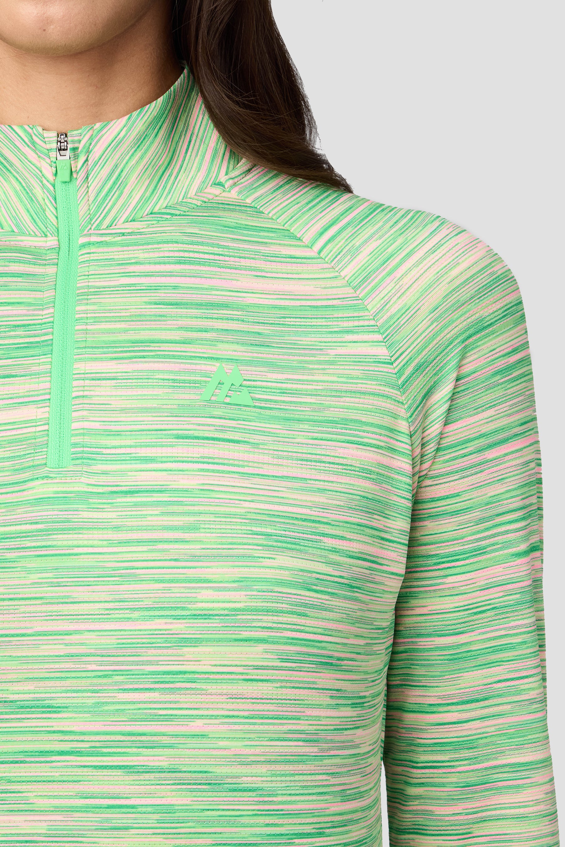 Women's Trail 1/4 Zip - Iced Matcha/Clover/Pistachio/Candy Floss