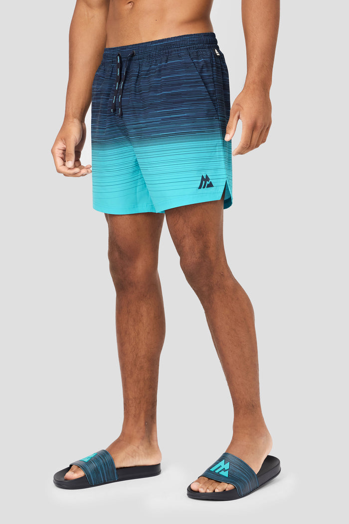 Trail Swim Short - Midnight Blue/Vivid Aqua