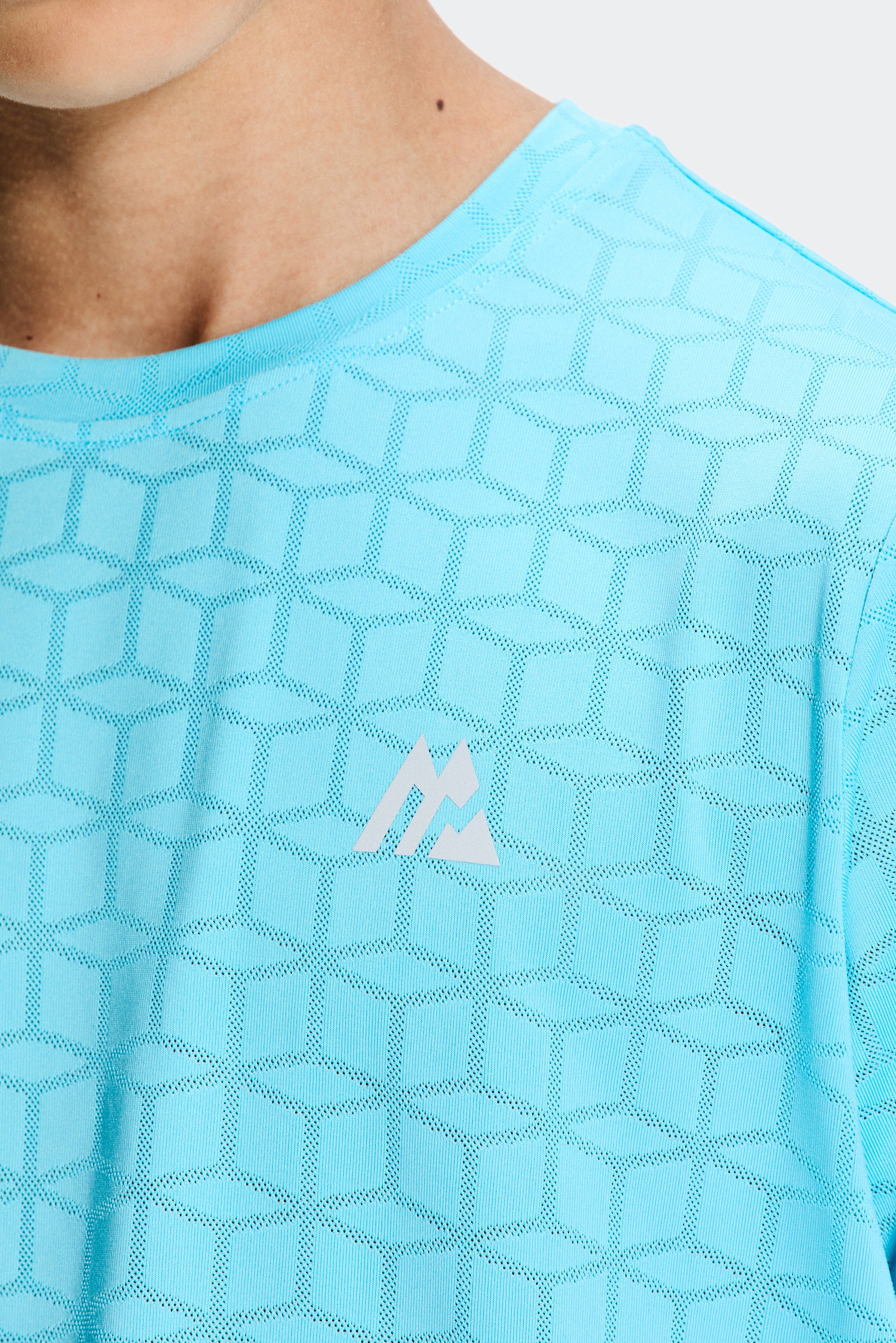 Boys Cube T-Shirt - Neon Sky