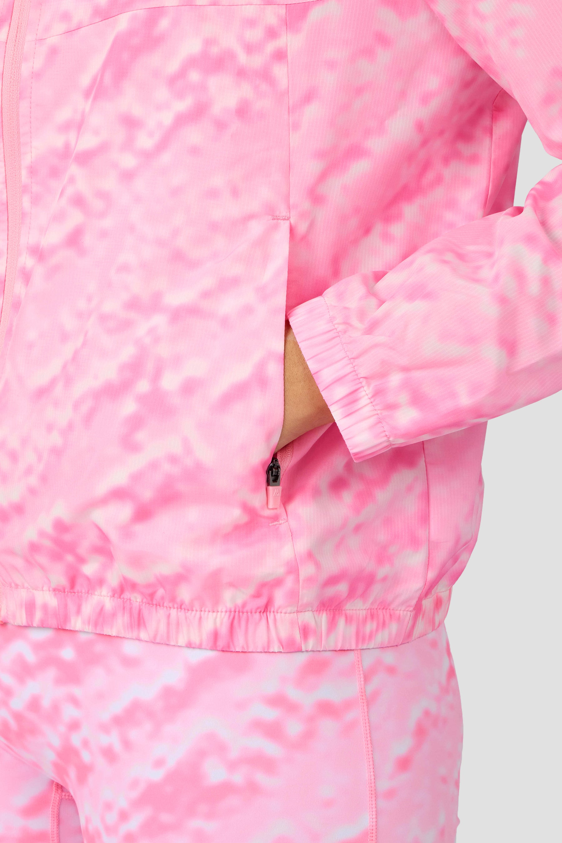 Girls Celeste Windbreaker - Candy Floss/Fuchsia/White