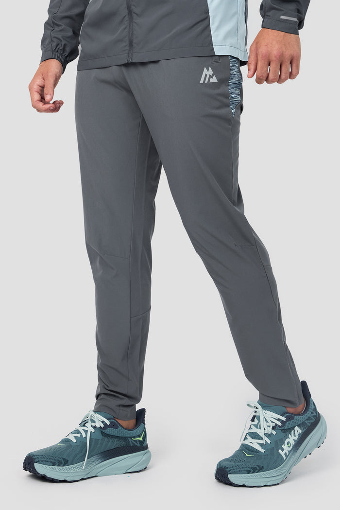 Trail Panel Running Pant - Grey/Blue/Navy