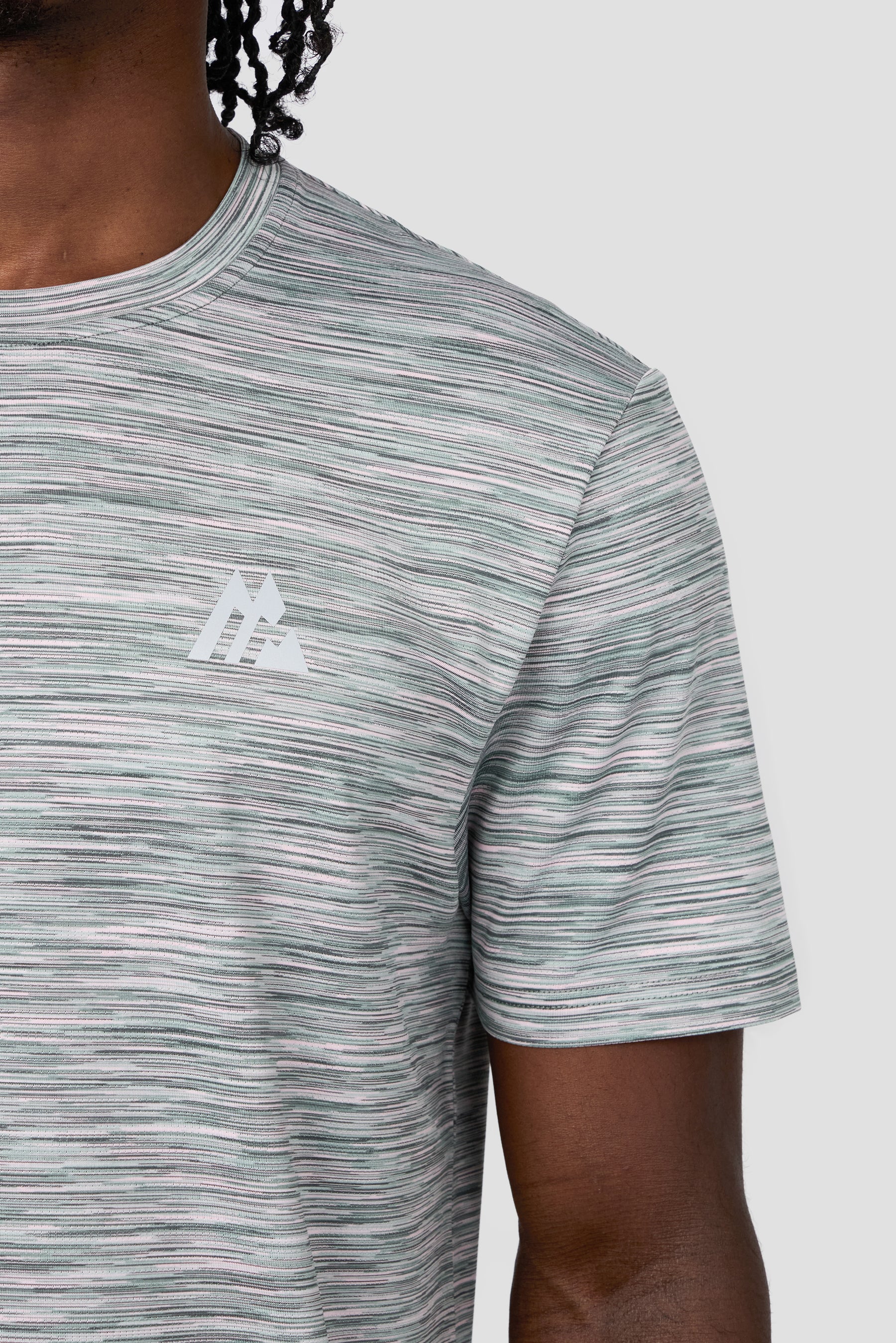 Trail T-Shirt - Green Slate/Pink