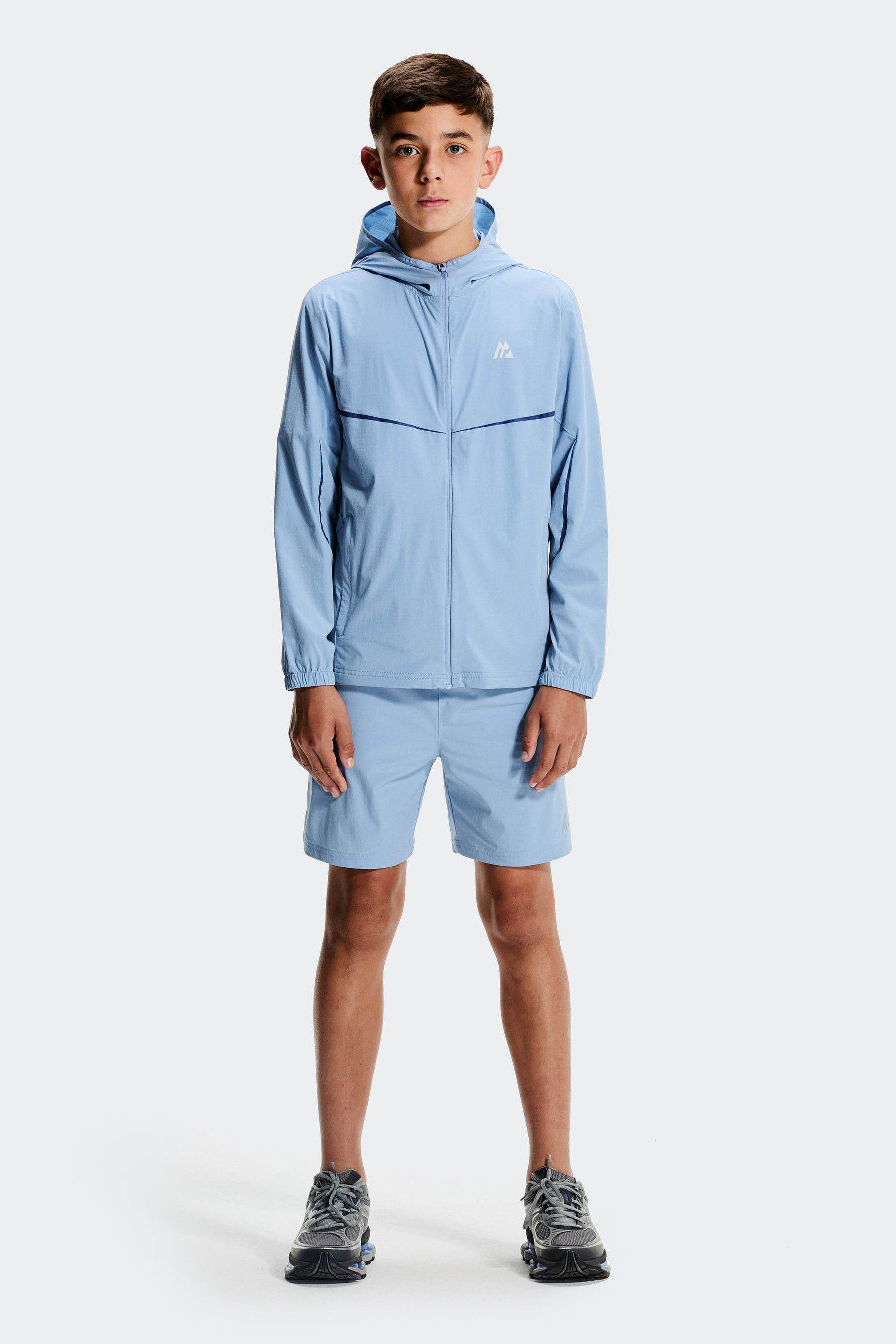 Boys Ignite Windbreaker - Cloudy Sky/Marine Blue