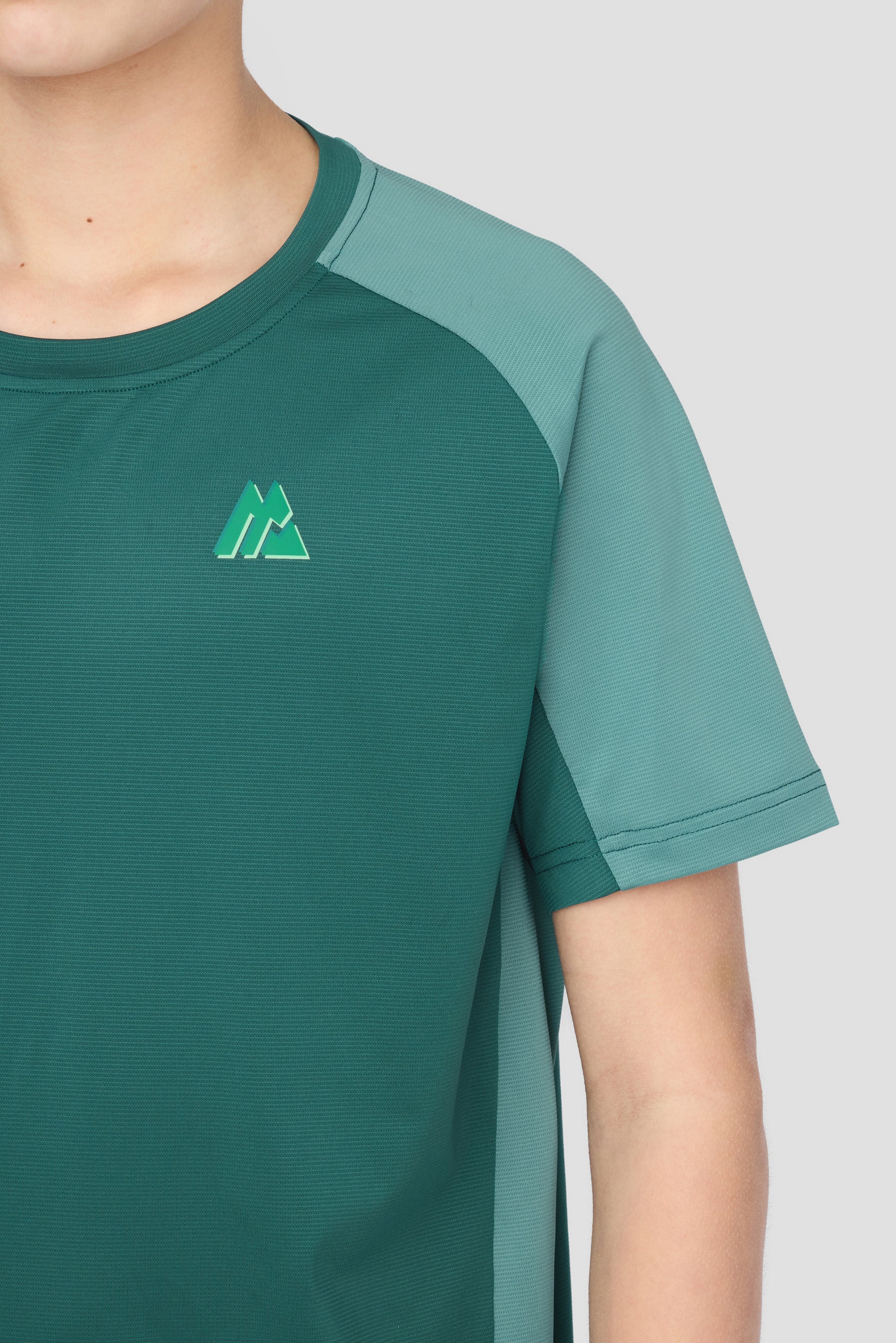 Boys MTX Run Turbo T-Shirt - Ocean Abyss/Steel Teal
