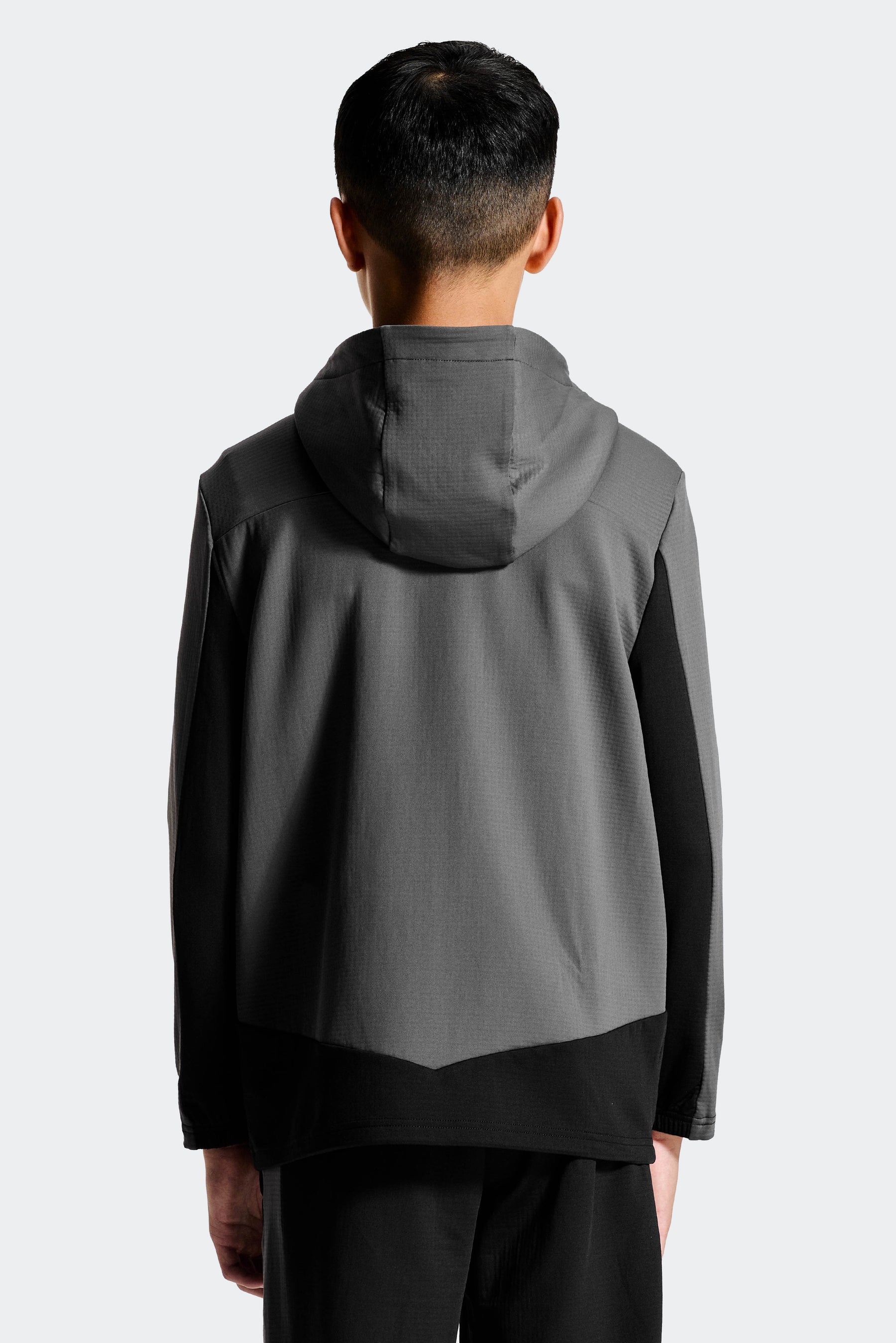 Boys Carbon Hood - Black/Asphalt