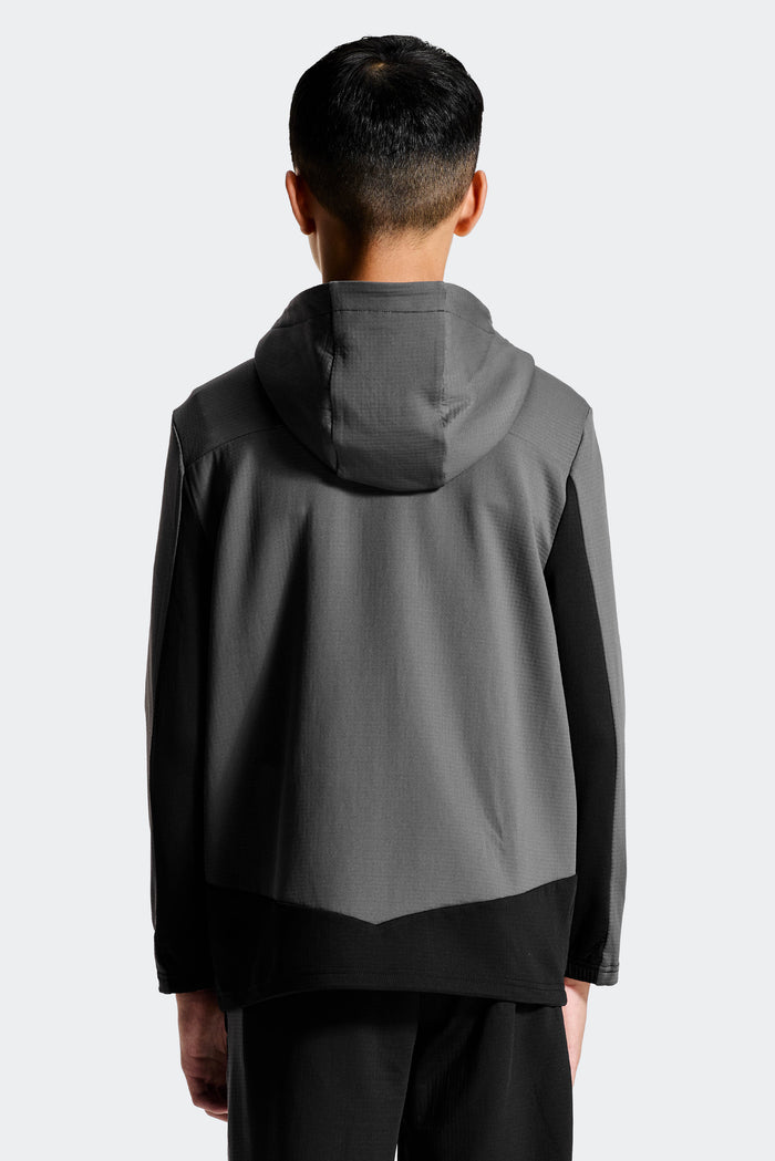Boys Carbon Hood - Black/Asphalt