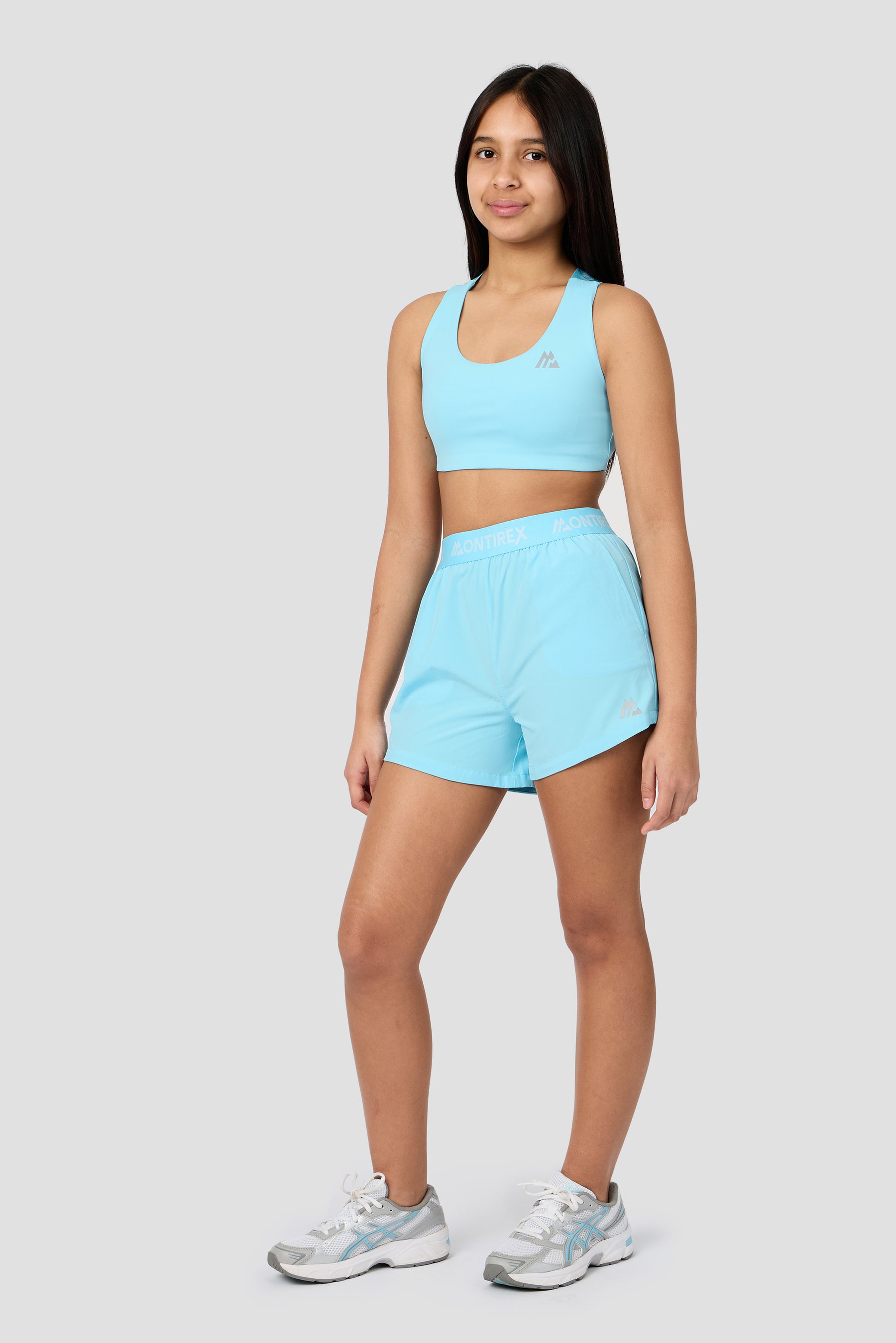 Girls Icon Woven Short - Seashell Blue
