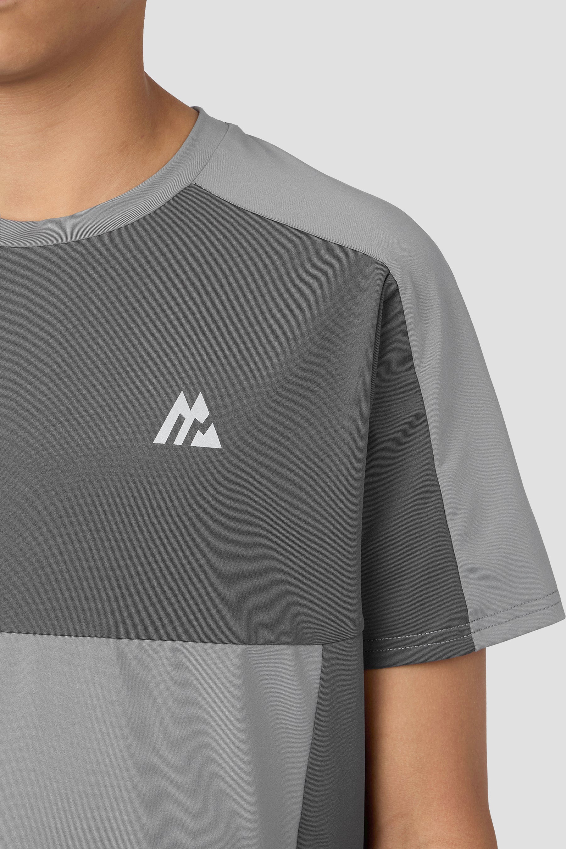 Boys Cerberus T-Shirt - Platinum Grey/Summer Mist/Cement Grey
