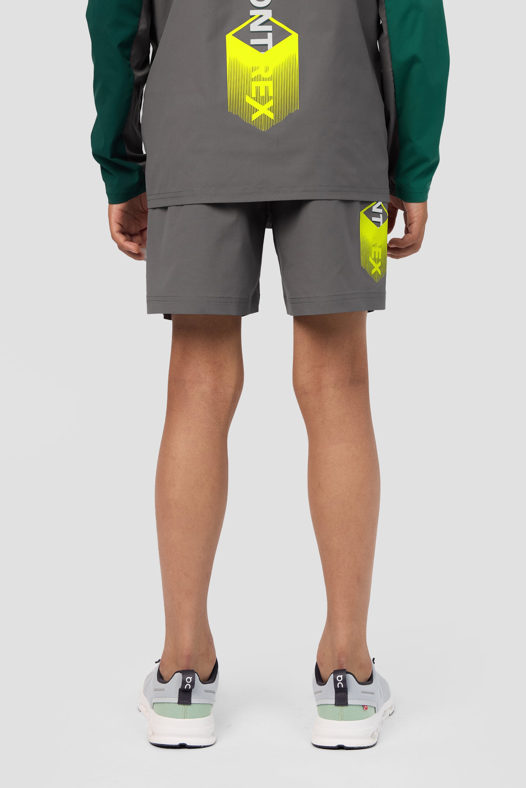 Boy's MTX Run Short - Cement Grey