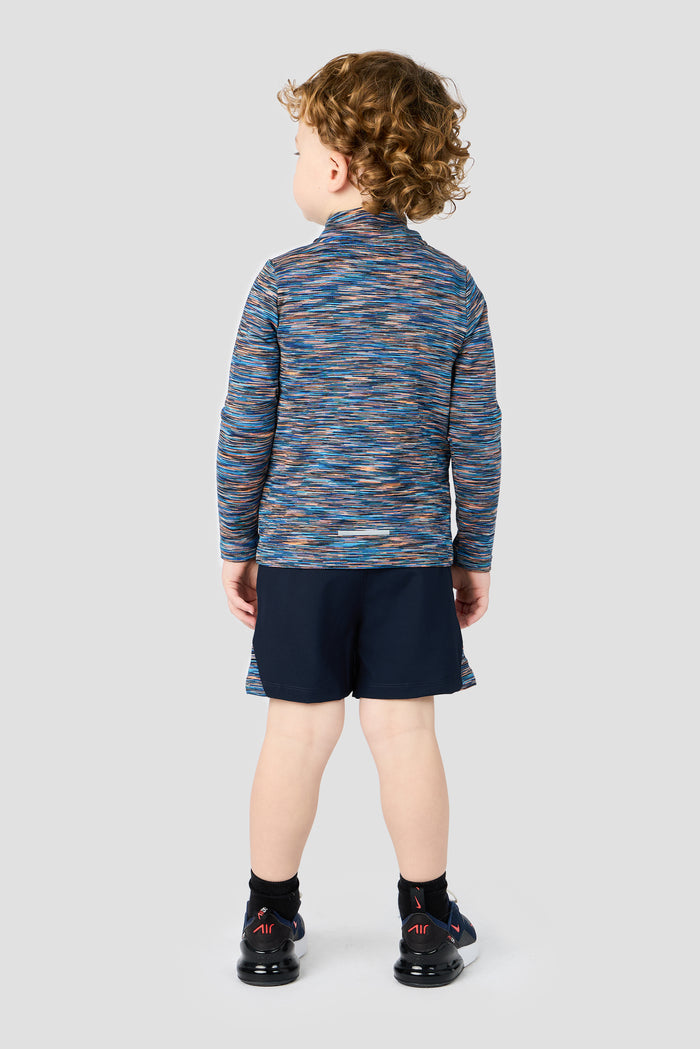 Infant Boys Trail 1/4 Zip - Navy/Blue/Orange