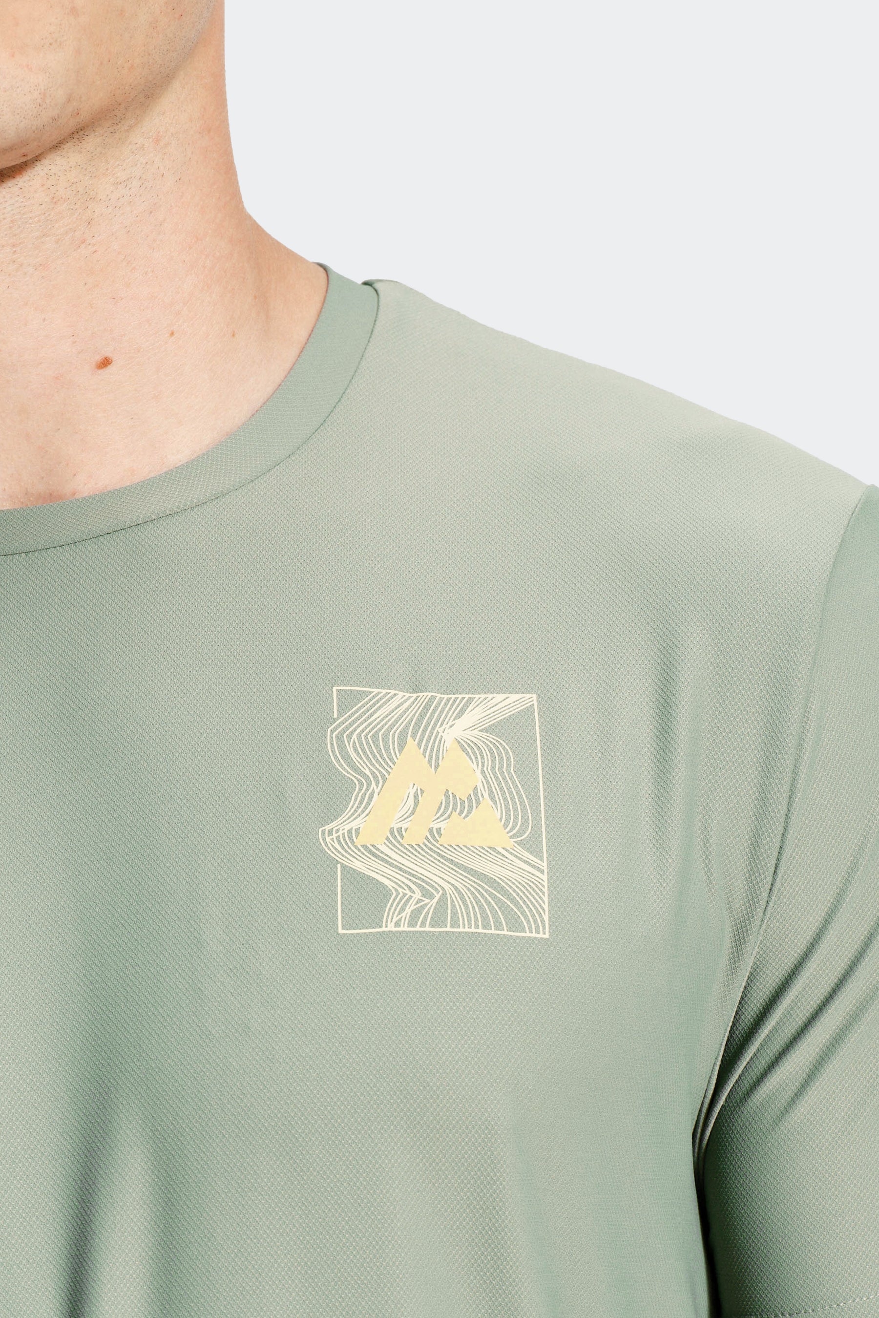Frequency T-Shirt - Green Slate/Citrus