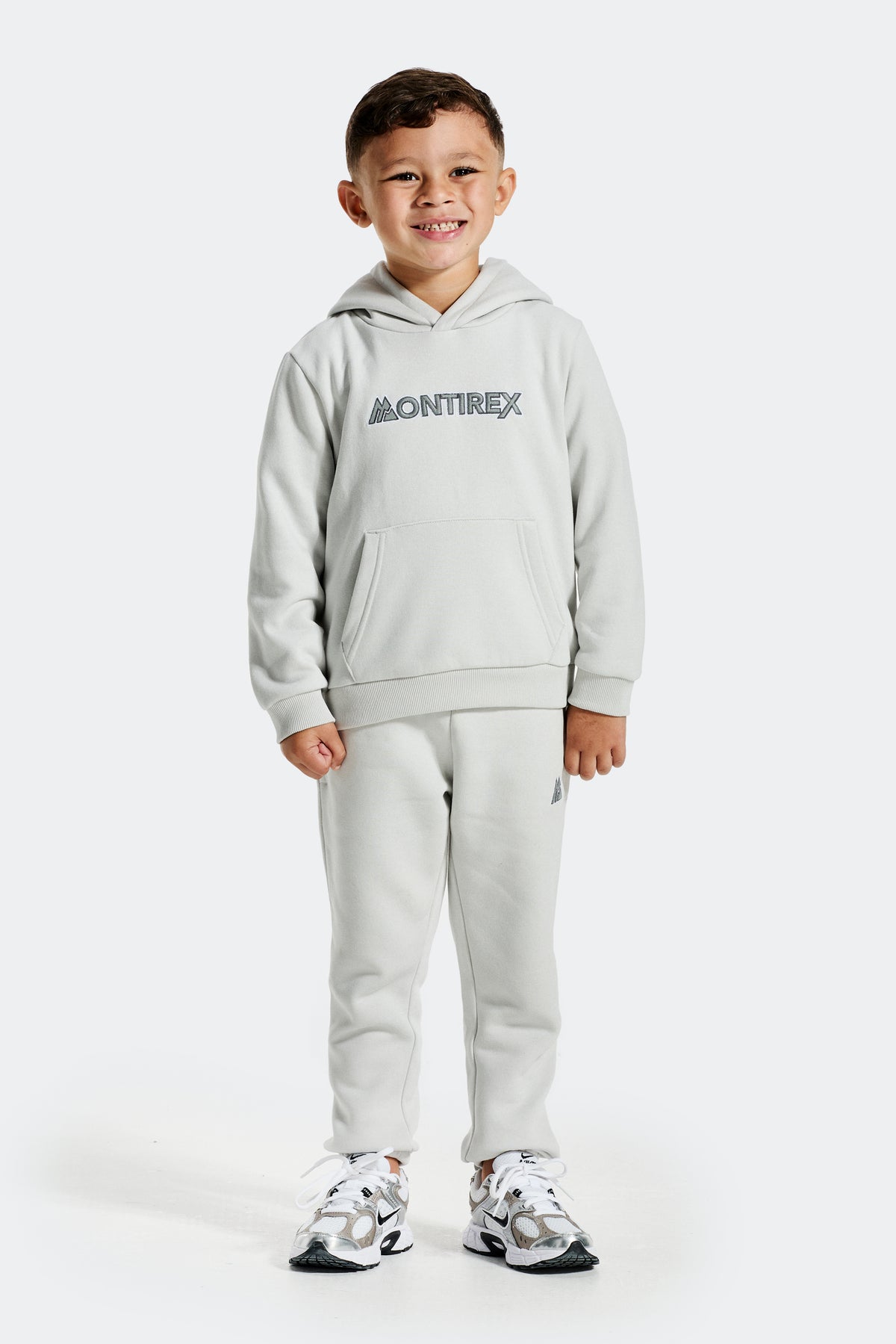 Infant Boys Frame Hood/Jogger Set - Smoke