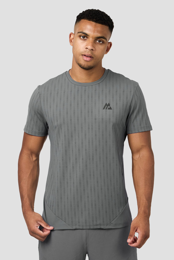 MTX Run Tempo T-Shirt - Cement Grey