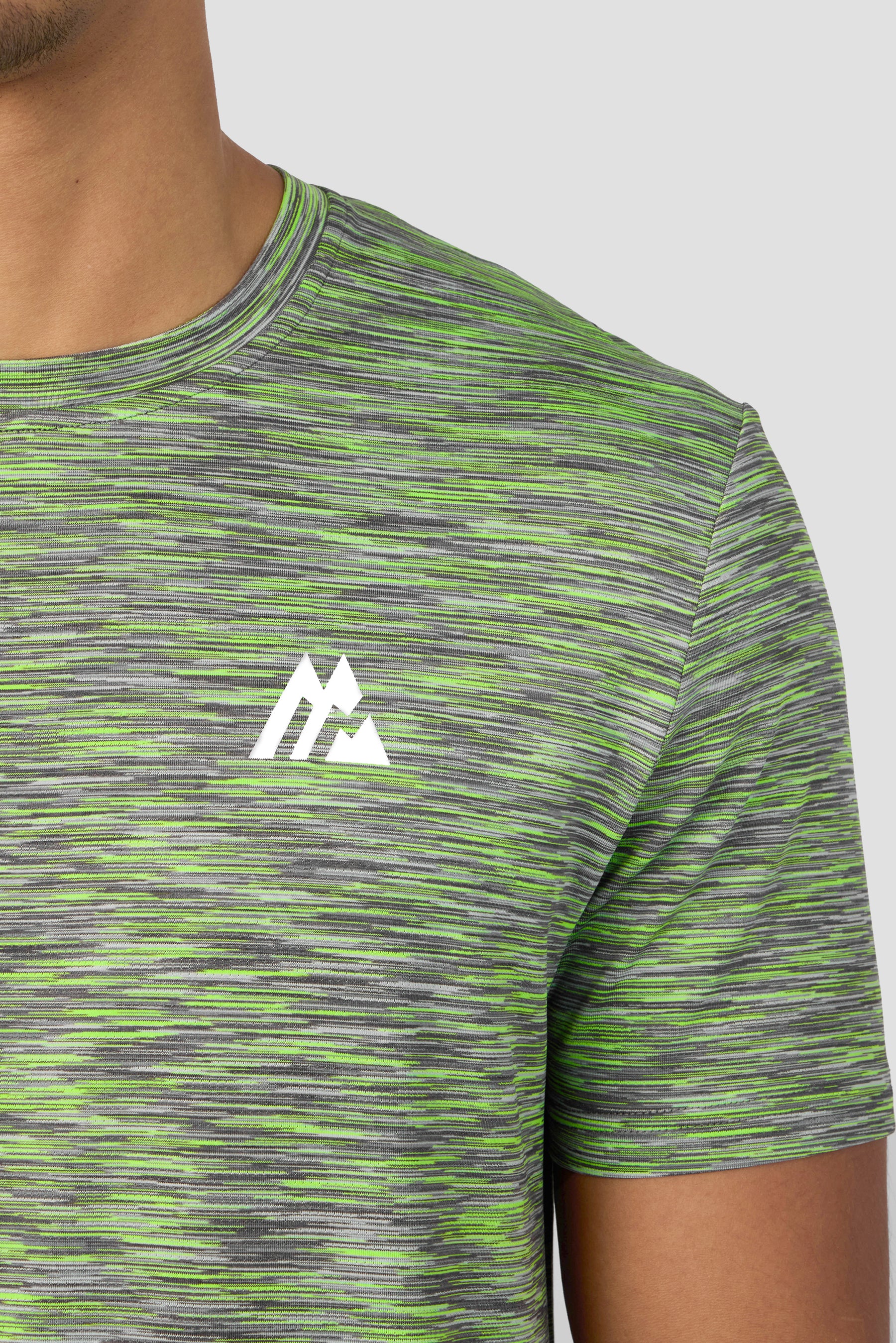 Trail T-Shirt - Grey/Neon Green