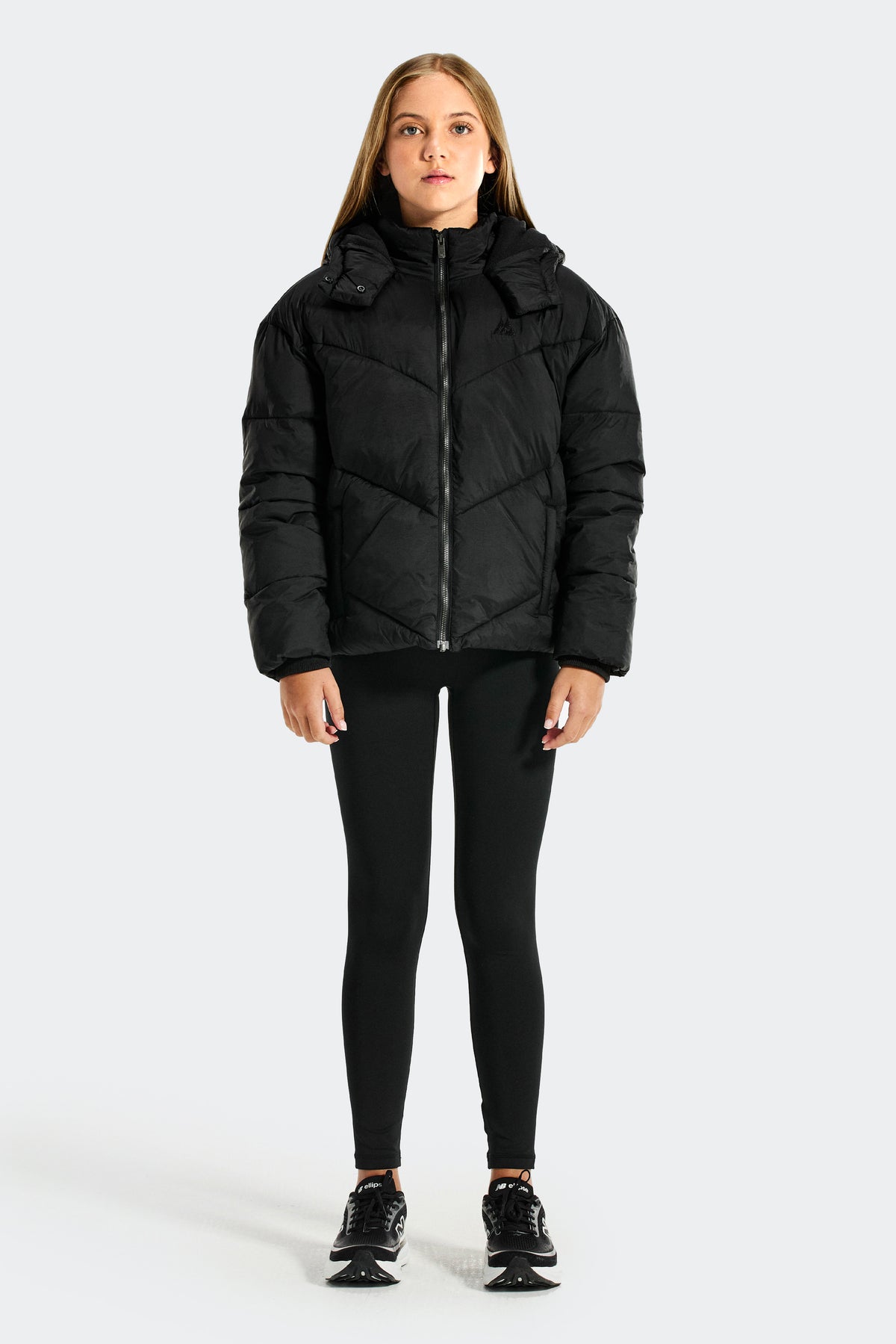 Girls Alpina Padded Jacket - Black