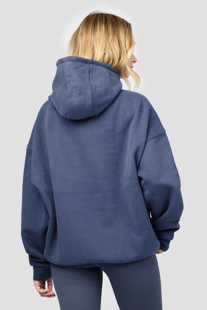 Form Fleece Hood - Greyed Indigo