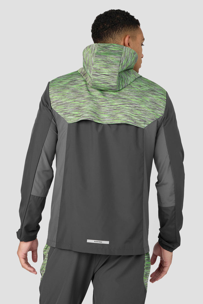 Trail 3.0 Windbreaker - Grey/Neon Green