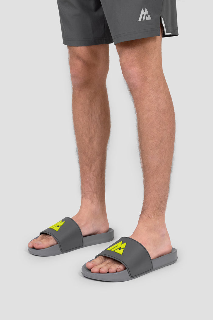 MTX Slides - Platinum Grey/Cement Grey/OG Neon