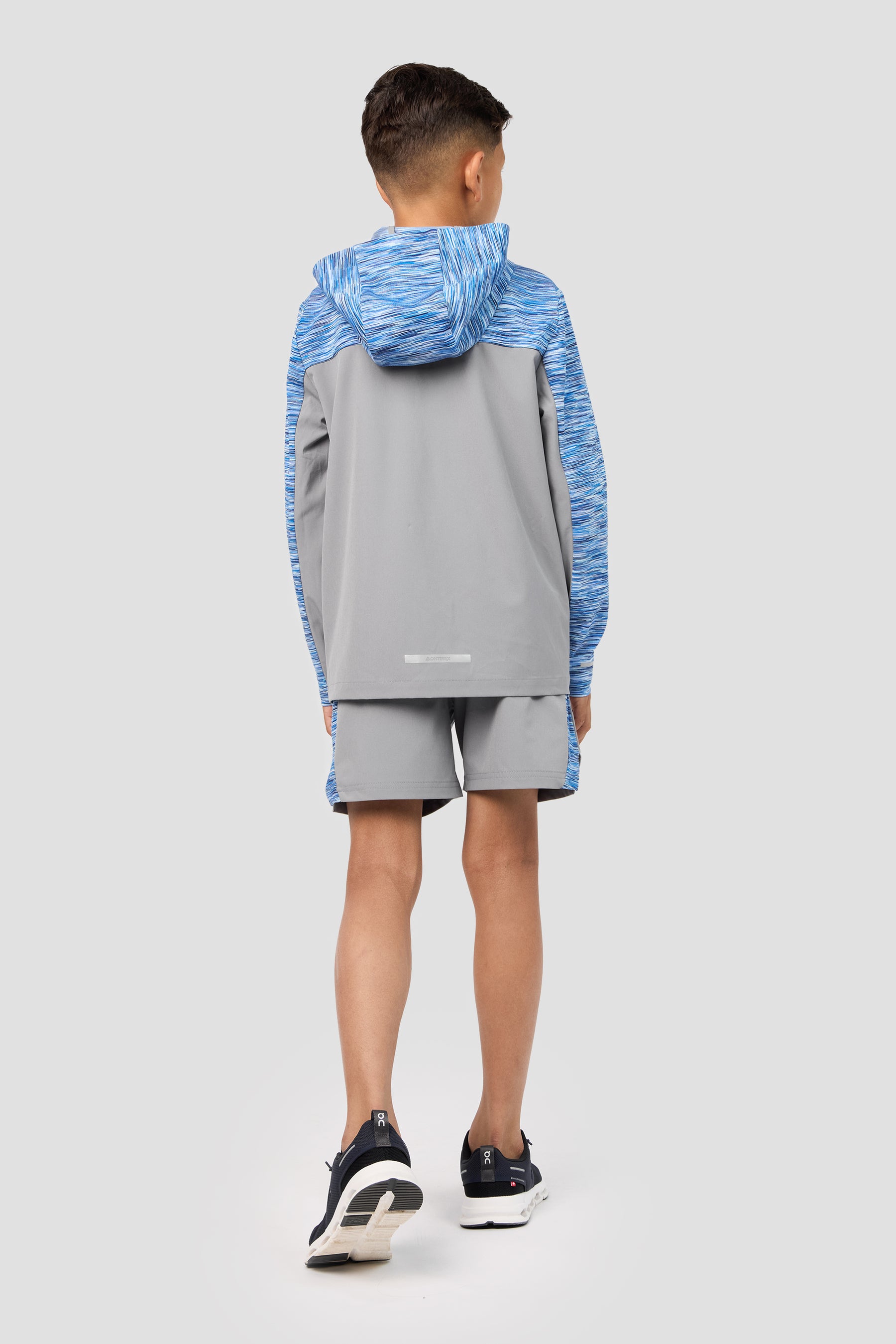 Boys Trail Windbreaker - Blue/White