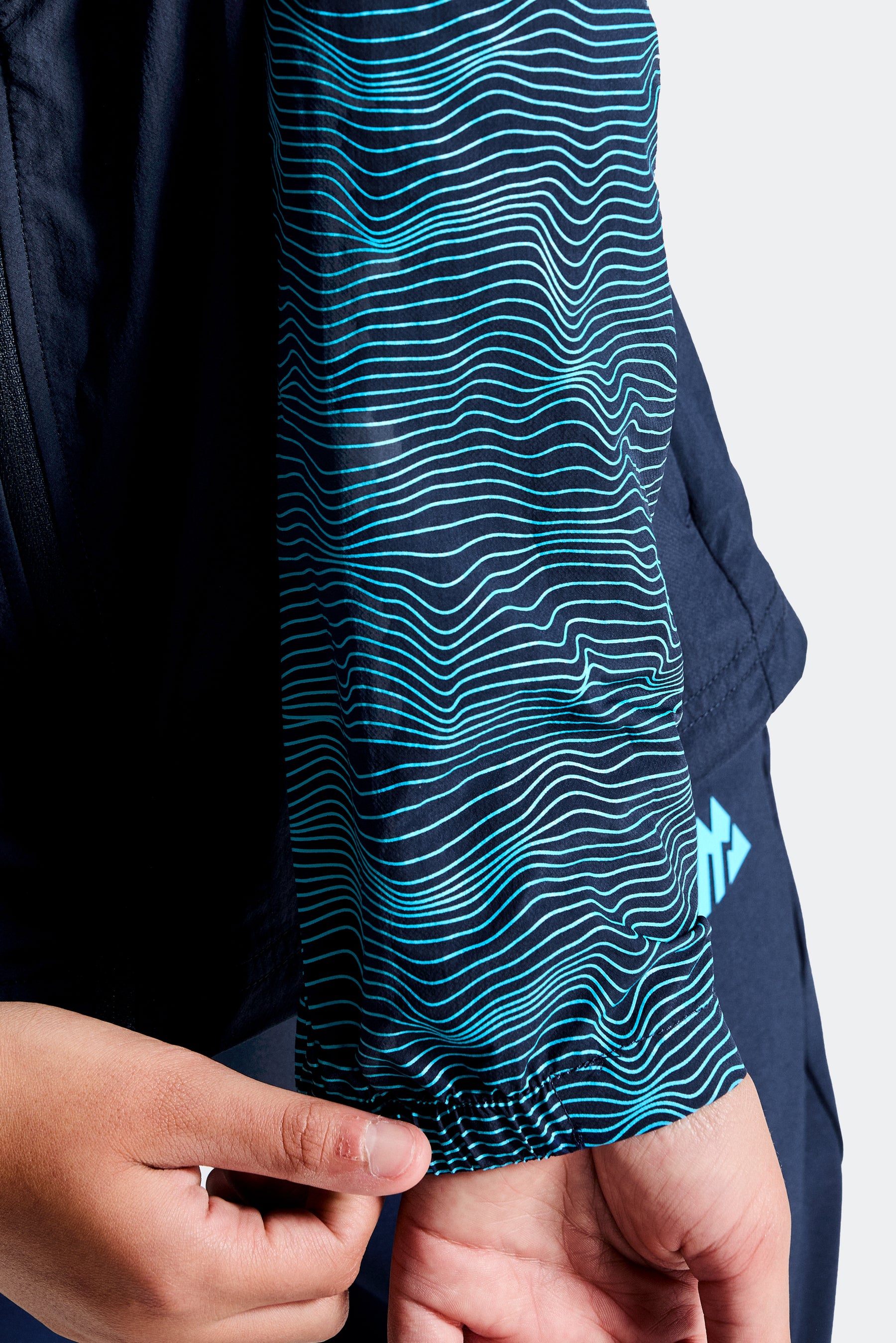 Boys Energy Jacket - Midnight Blue/Neon Sky