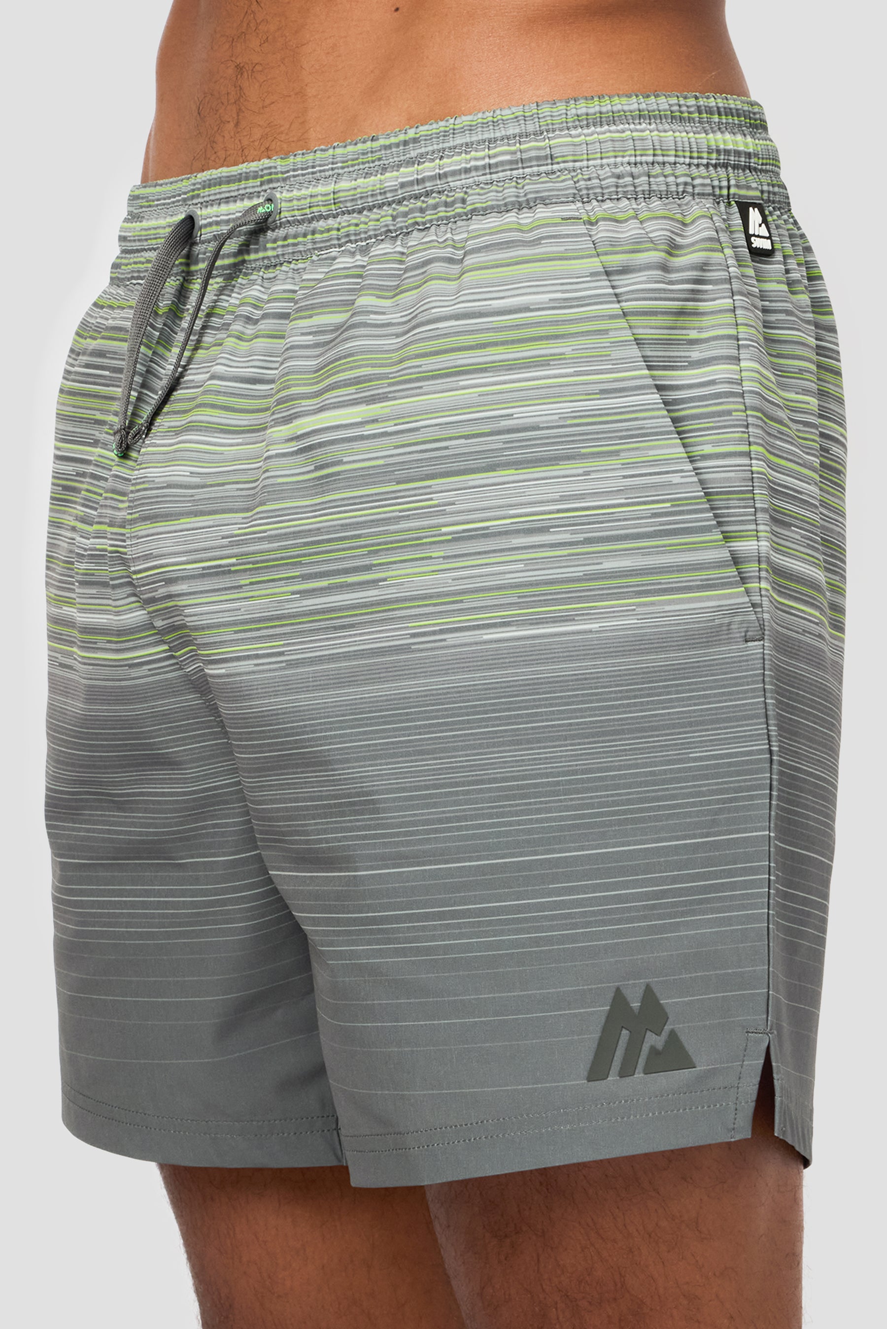 Trail Swim Short - Neon Green/Asphalt