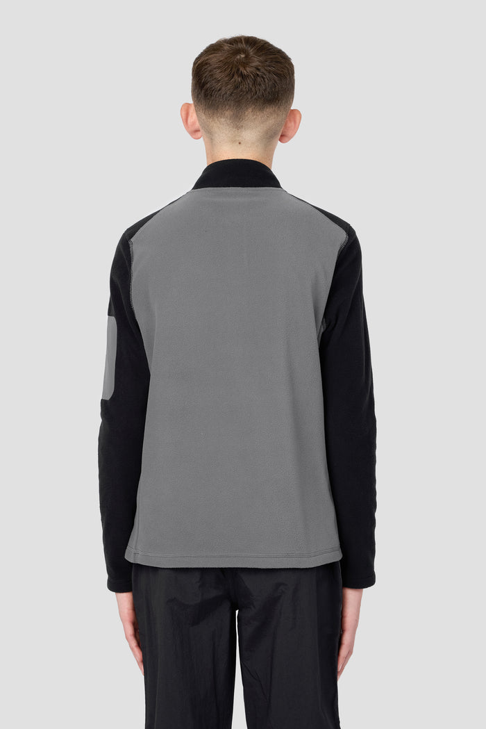 Boys Altitude Polar Fleece - Black/Cement Grey