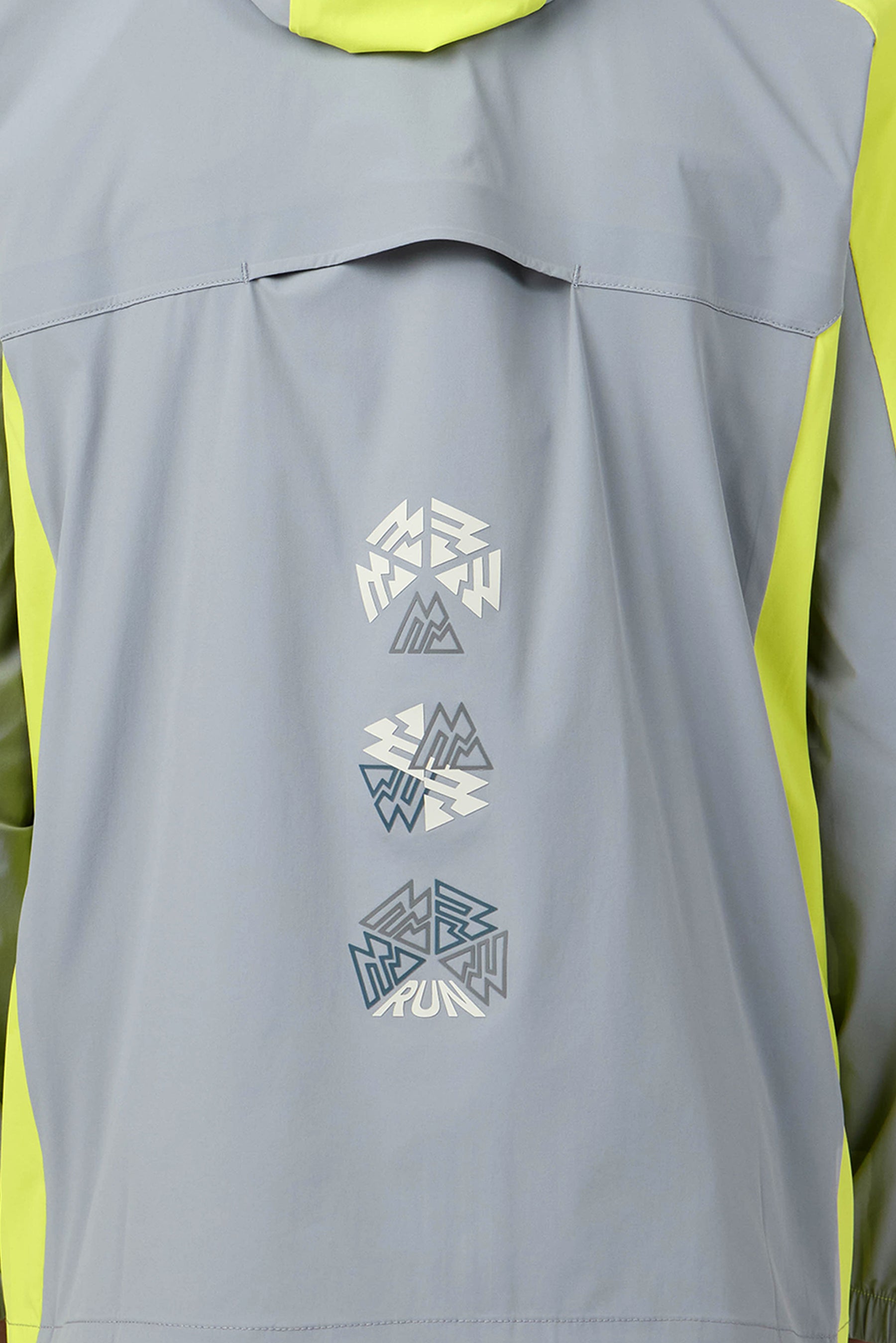 MTX Run Turbo Jacket - Platinum Grey/Electric Lime