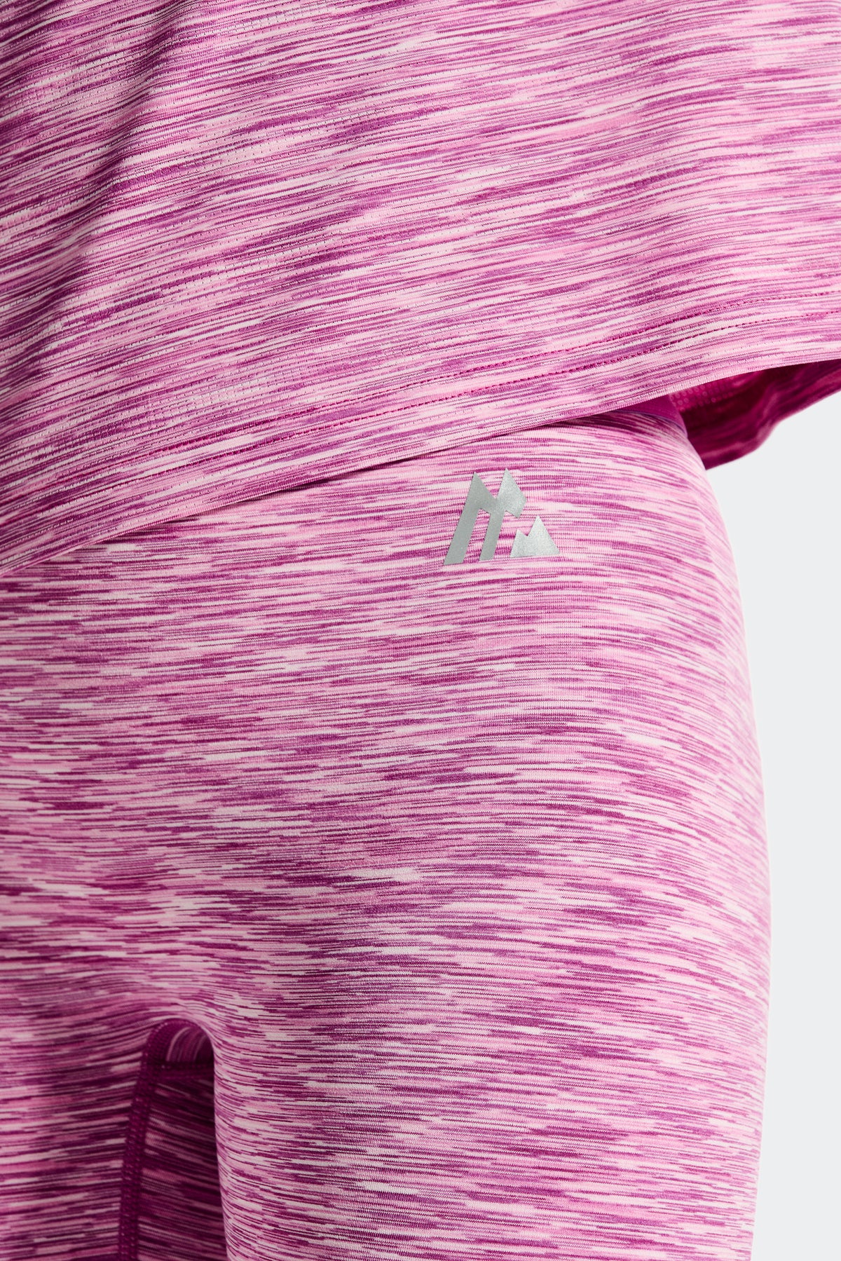 Girls Trail Icon Legging - Vivid Orchid/Bloom/Hibiscus/Bubble Pink/Lullaby Pink