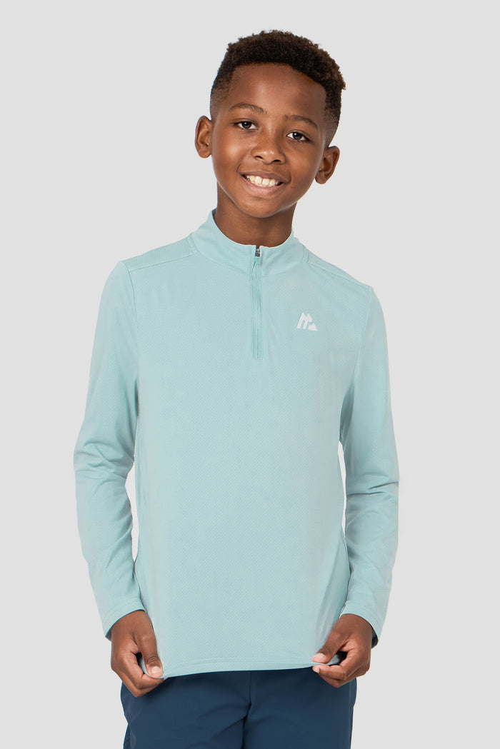 Boys Delta 1/4 Zip - Dawn