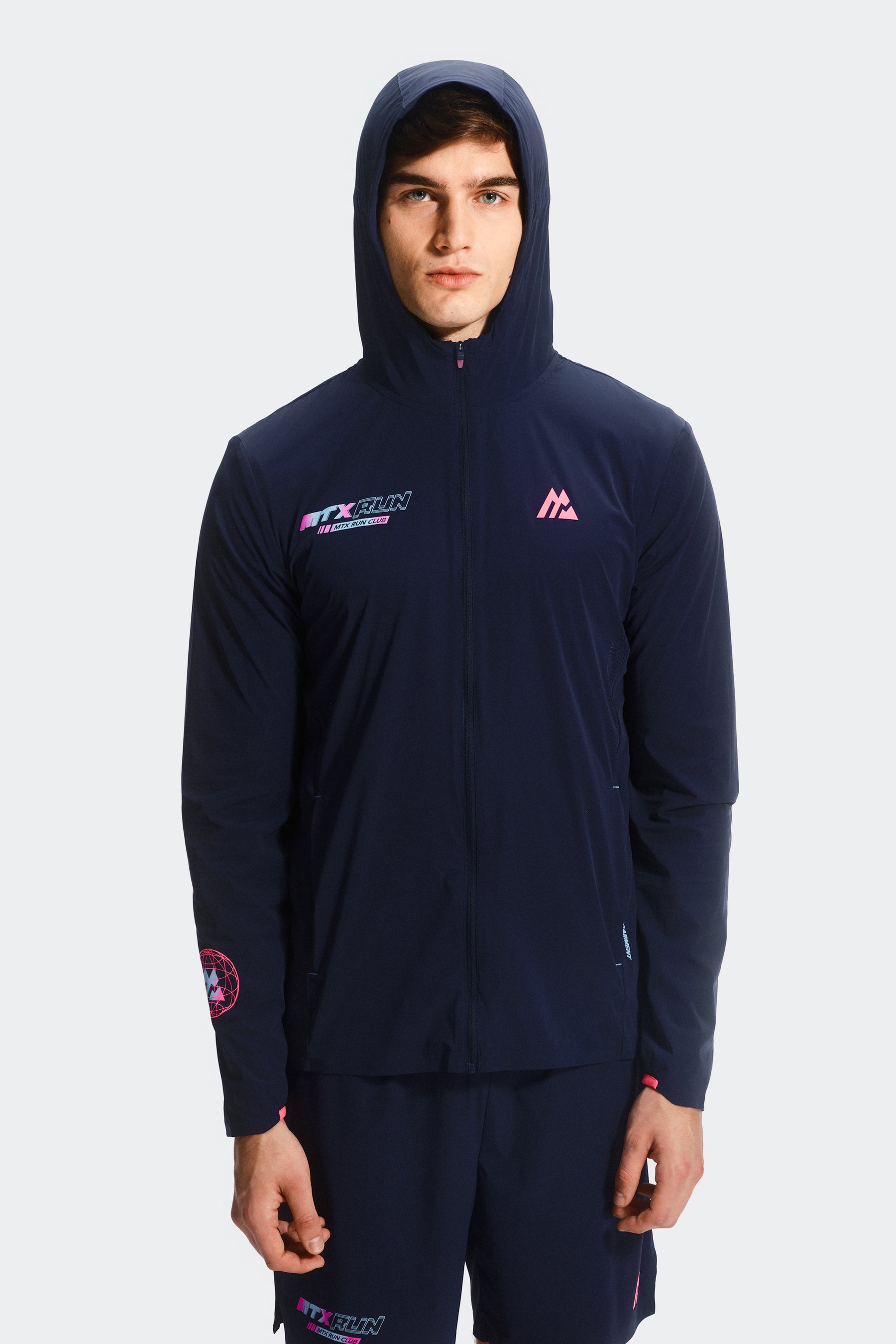 MTX Run Vertex Windbreaker - Midnight Blue