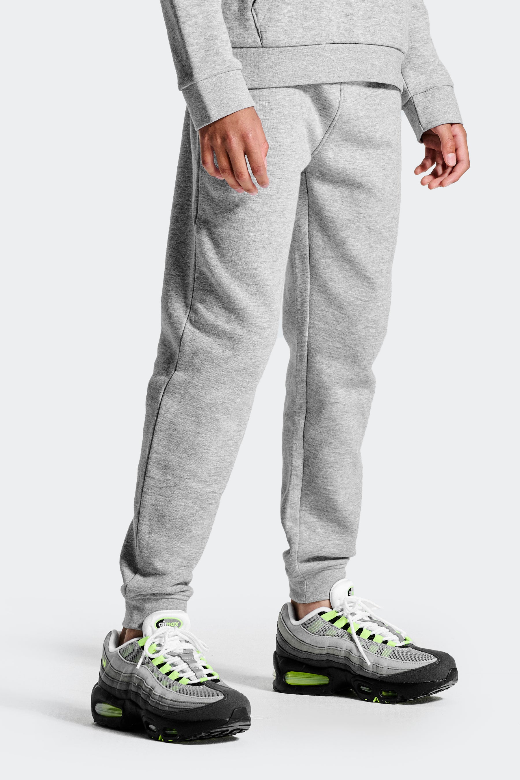 Boys Essential Jogger - Cement Grey Marl