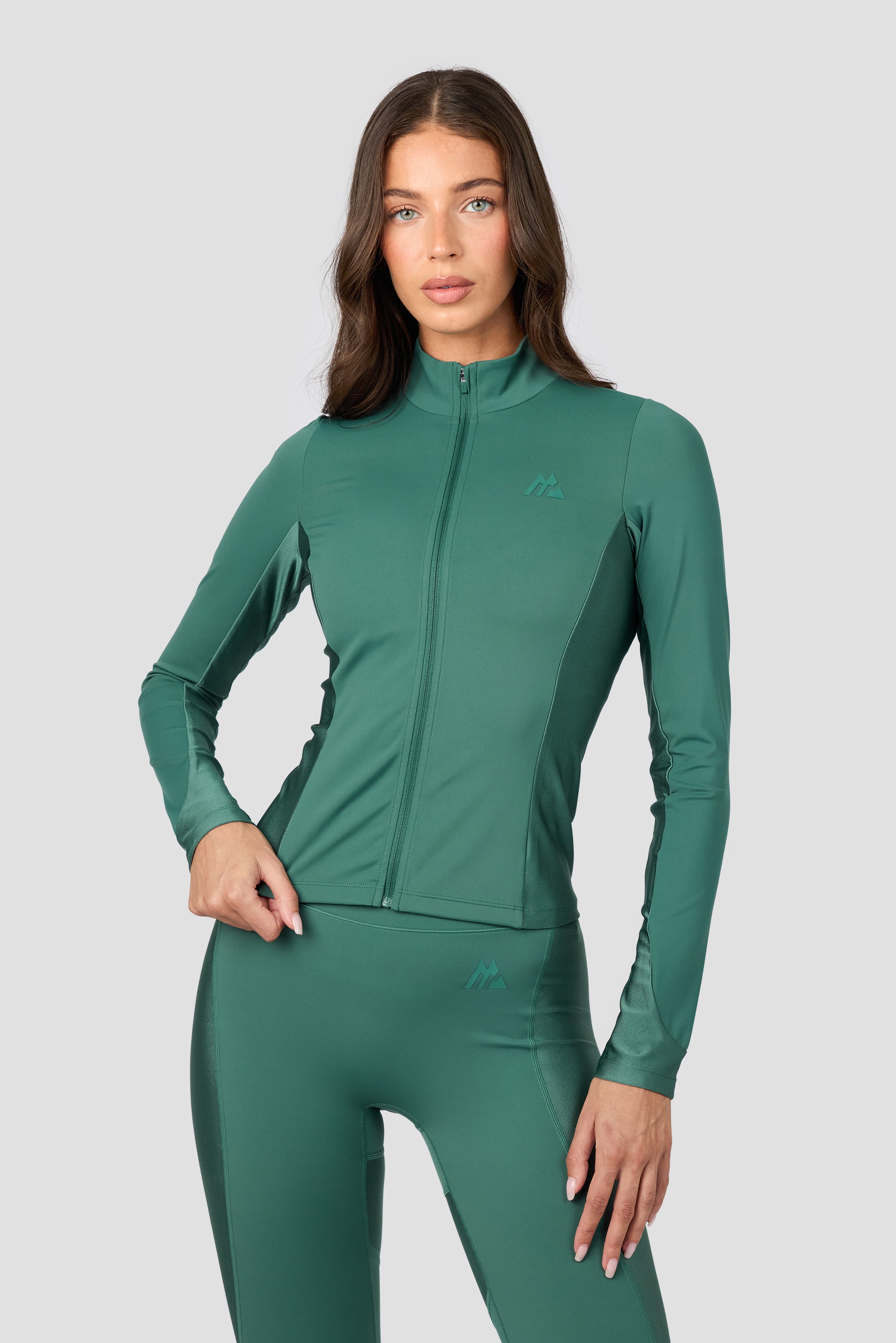 Luna Full Zip - Winter Pine | Montirex Sportswear Gymwear