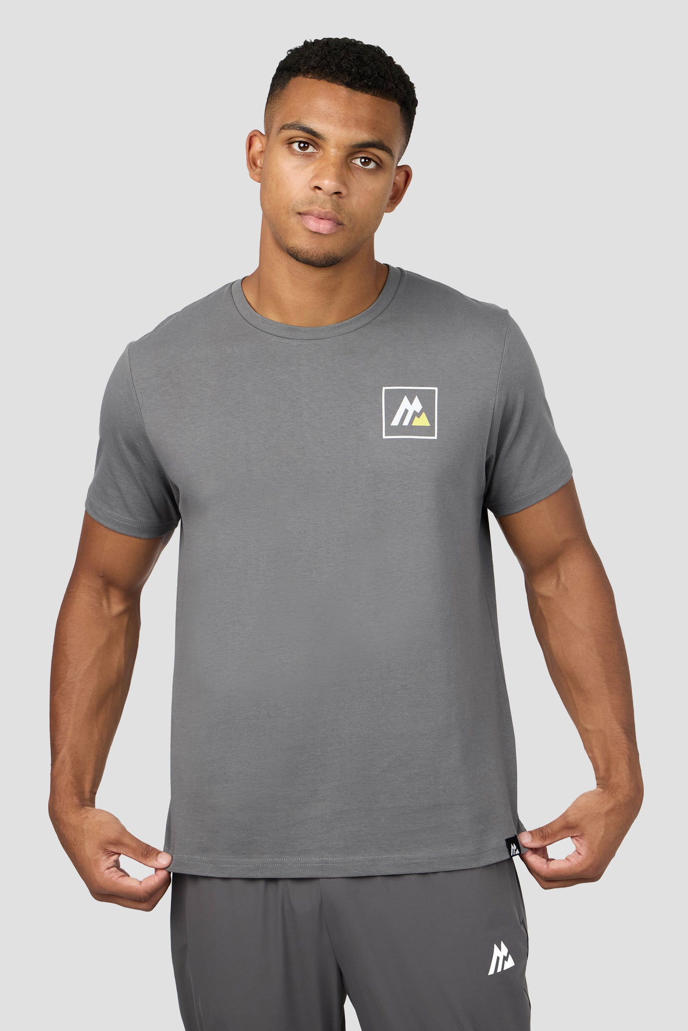 M Box T-Shirt - Cement Grey