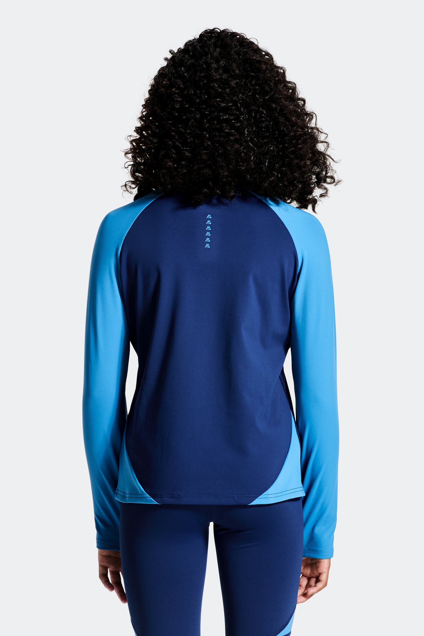 Girls Dash 1/4 Zip - Agency/Denim Blue