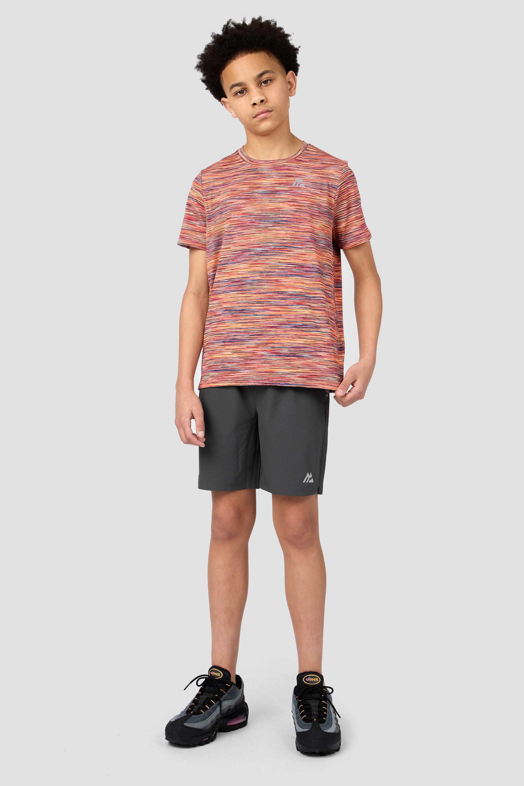 Boys Trail 2.0 Short - Grey/Orange/Red/Blue