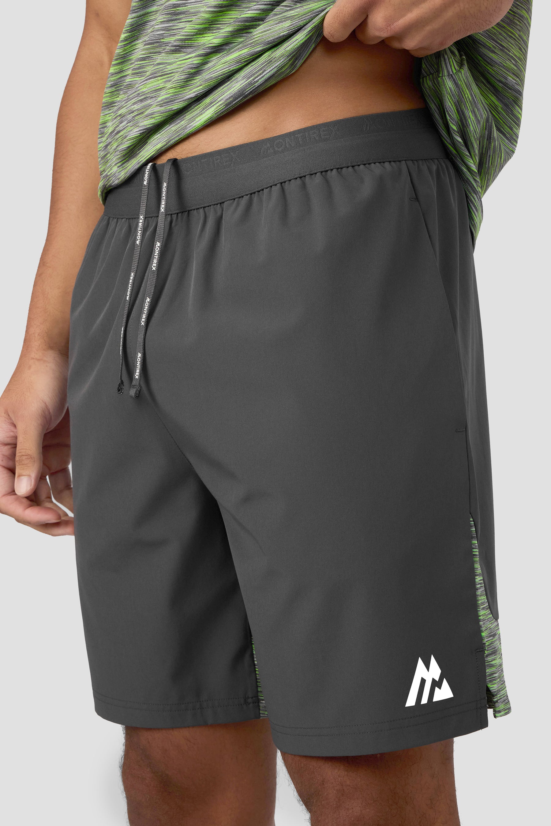 Trail Panel 2.0 Short - Grey/Neon Green