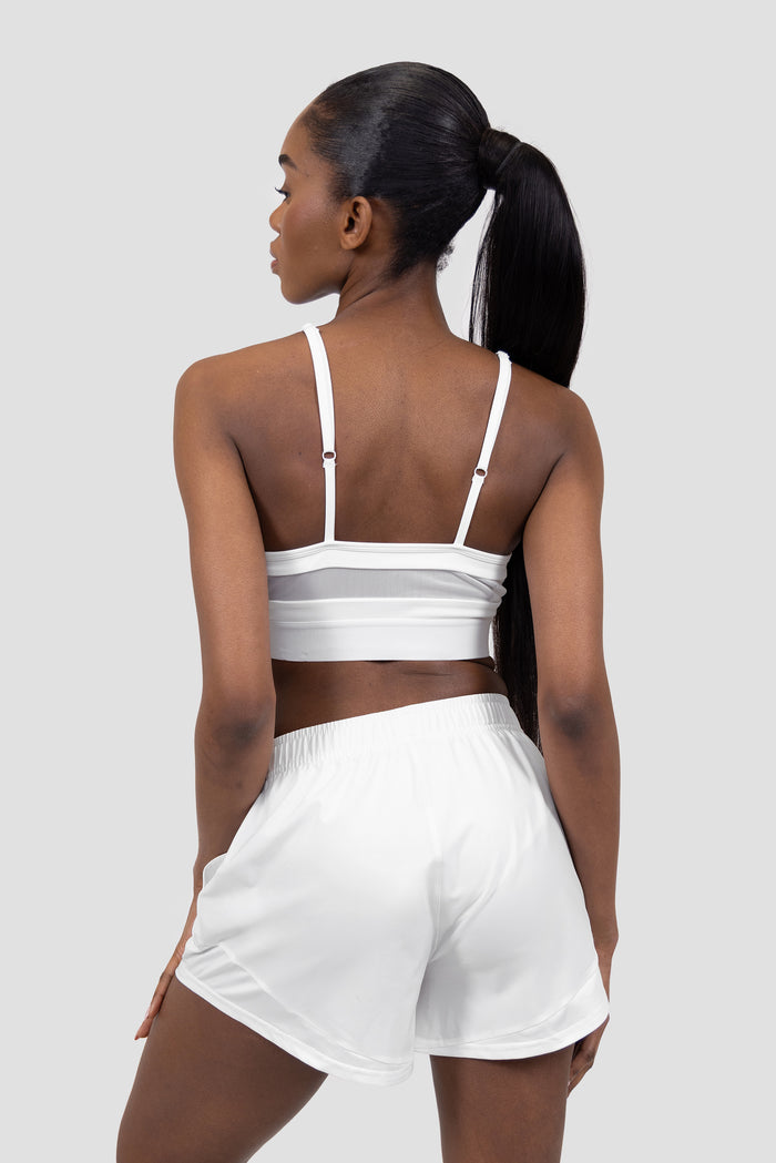 Icon Strappy Bra - White