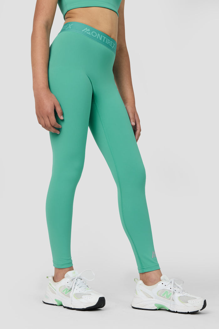 Girls Icon Legging - Mineral Green
