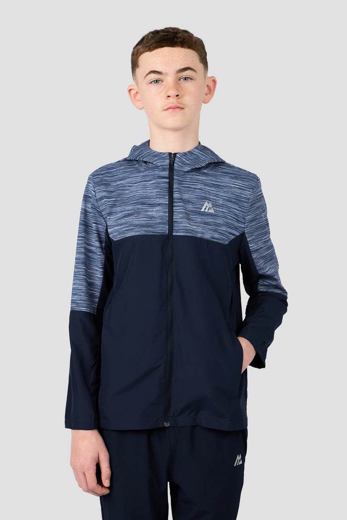 Boys Trail 2.0 Windbreaker - Navy/Charcoal Blue Multi