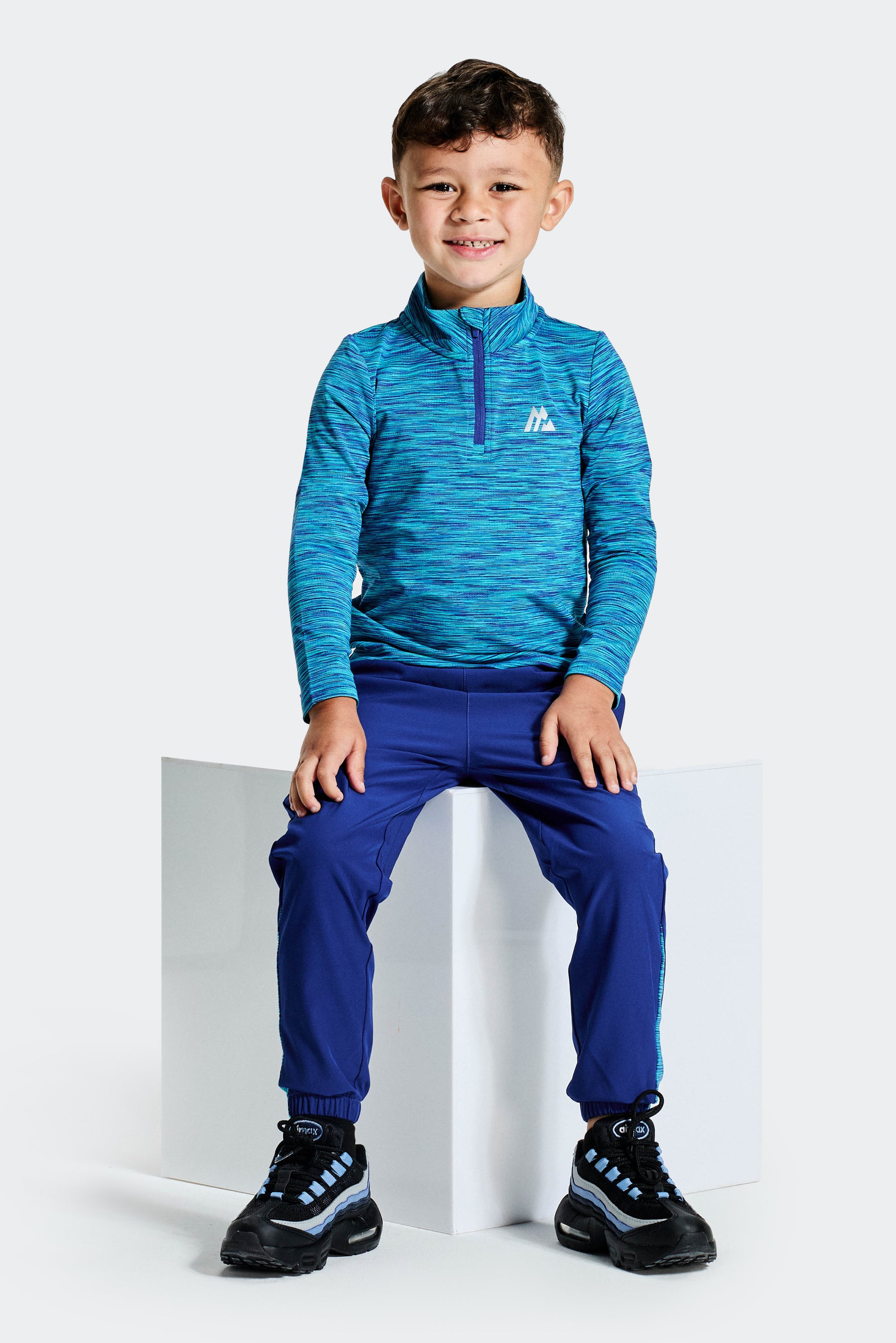 Infant Boy's Trail 1/4 Zip - Blue Multi