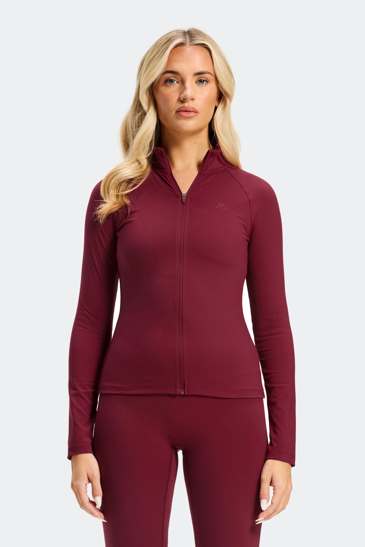 Form Full Zip - Merlot