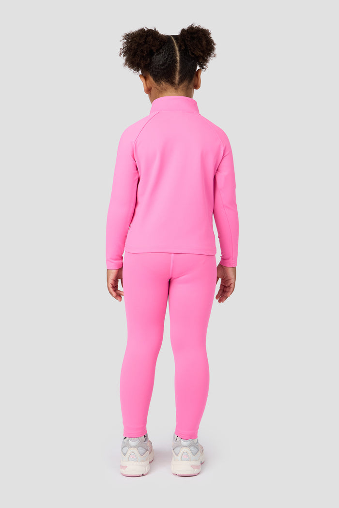 Infant Girls Graphic 1/4 Zip/Legging Set - Framboise