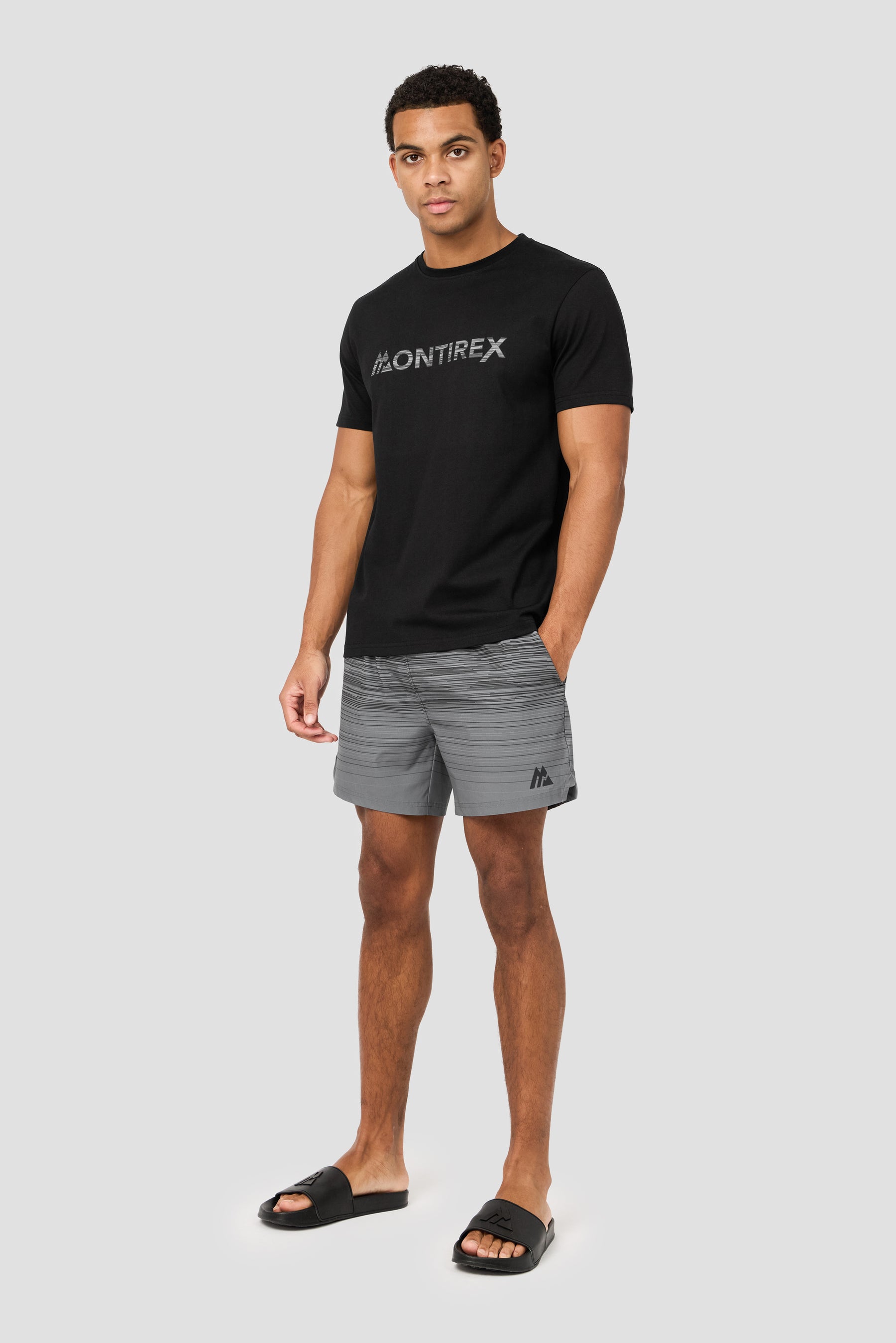 Trail M Logo T-Shirt - Black