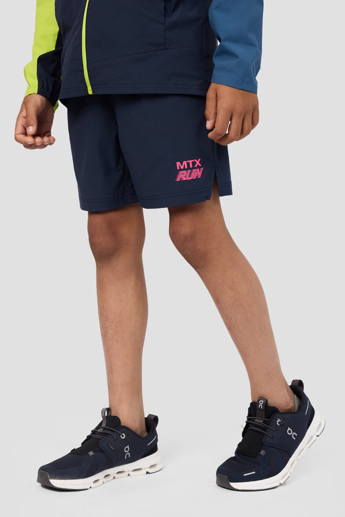 Boys MTX Run Short - Midnight Blue/Shocking Pink